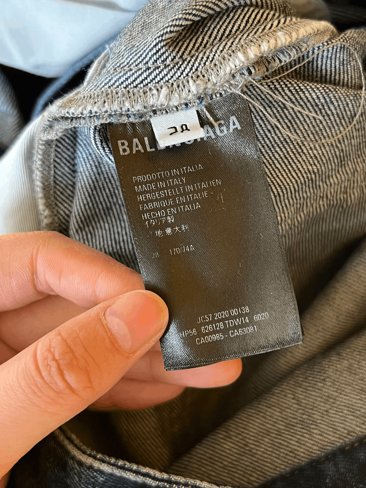 Balenciaga Balenciaga Washed Logo Jeans Size 28" / US 6 / IT 42 - 5 Thumbnail
