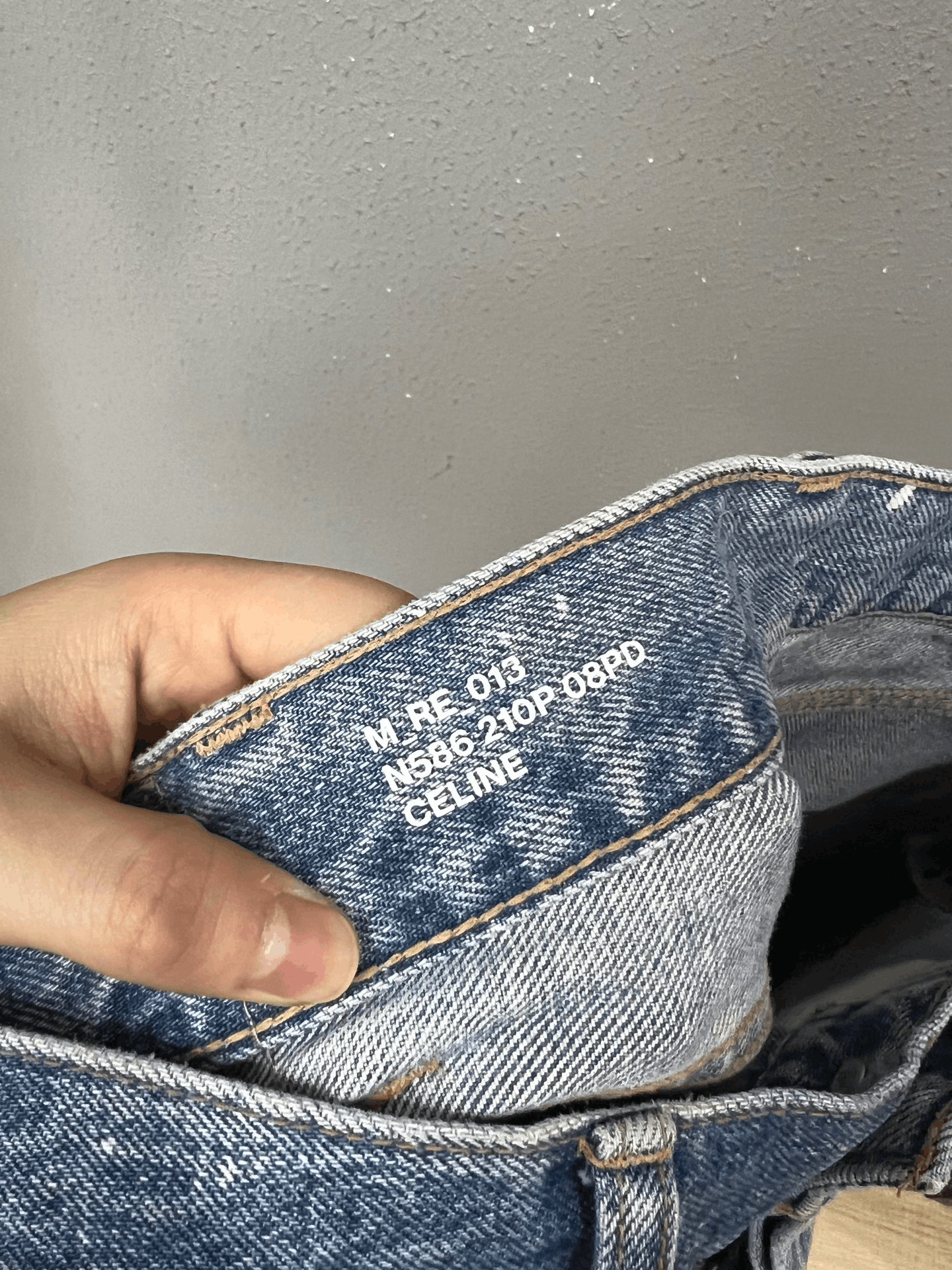Celine Celine Washed Distressed Splatter Jeans Size 27" / US 4 / IT 40 - 4 Thumbnail