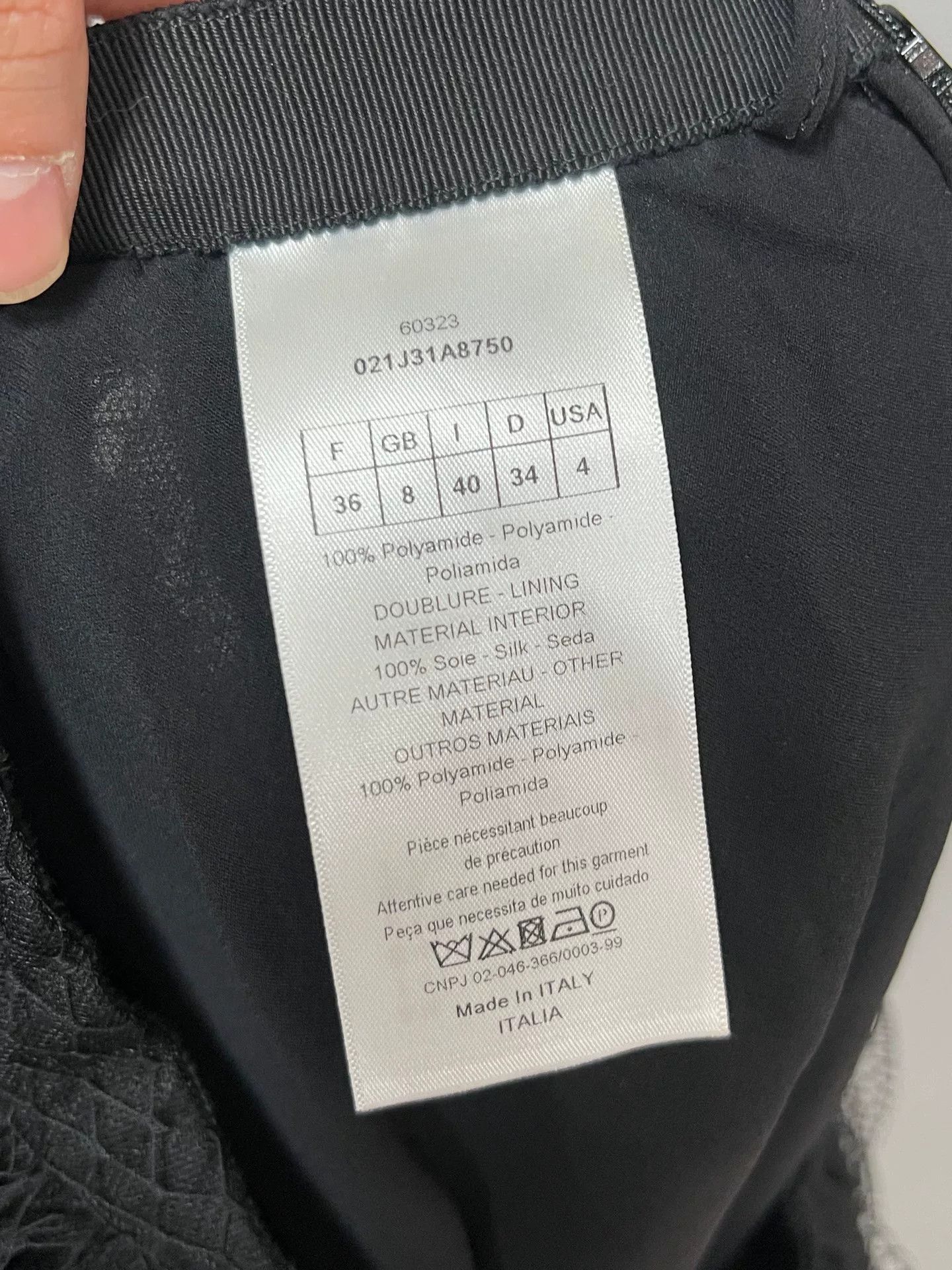 Dior Dior Classic Black Tulle Skirt Size 36" / US 14 / IT 50 - 4 Thumbnail