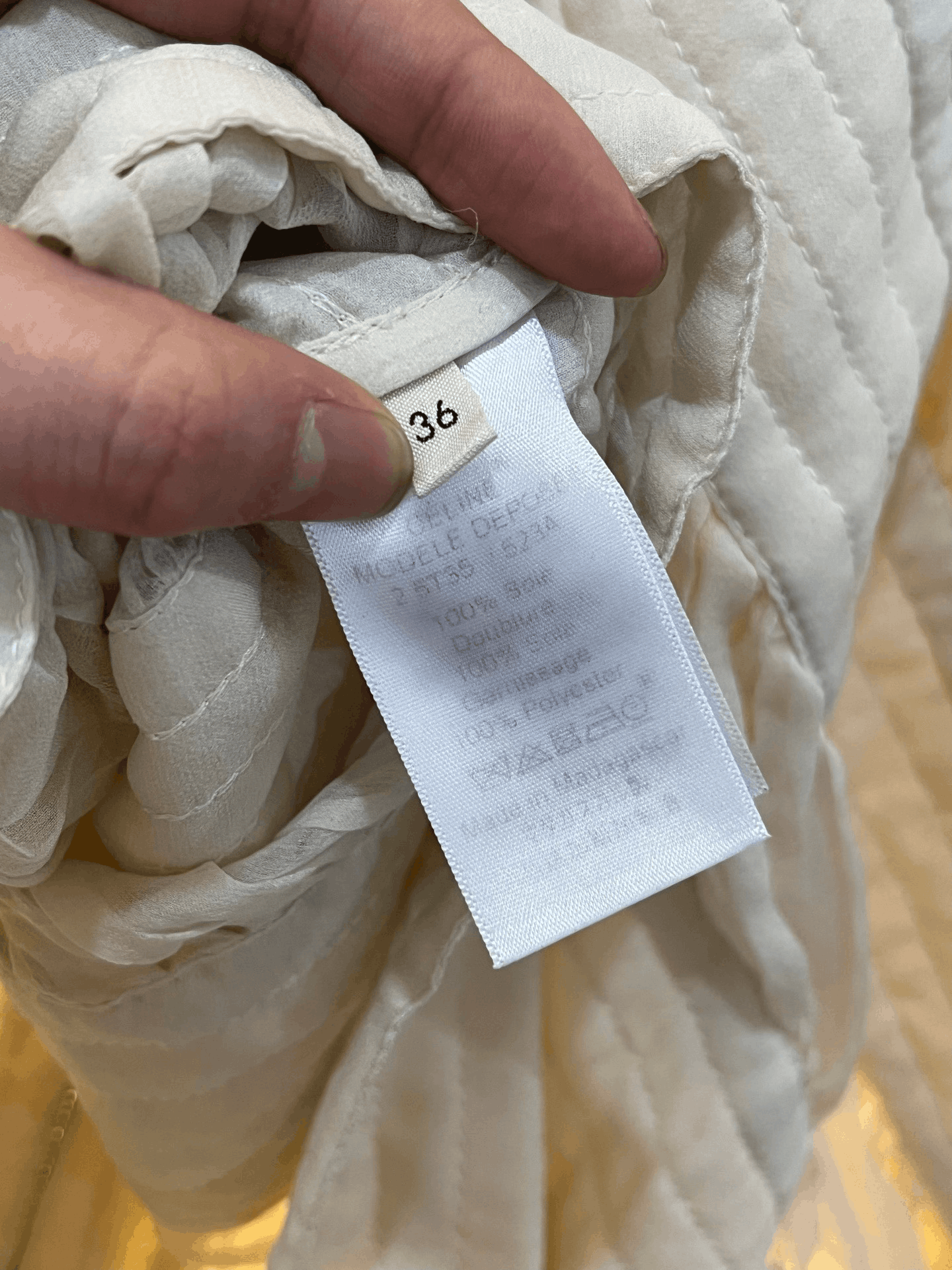 Celine Celine White Silk Coat Size XS / US 0-2 / IT 36-38 - 4 Thumbnail
