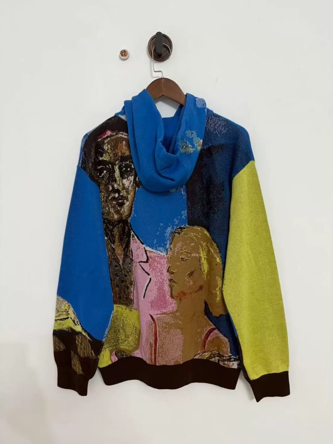 Louis Vuitton Louis Vuitton Graffiti Portrait Oil Painting Hoodie Size US L / EU 52-54 / 3 - 3 Thumbnail