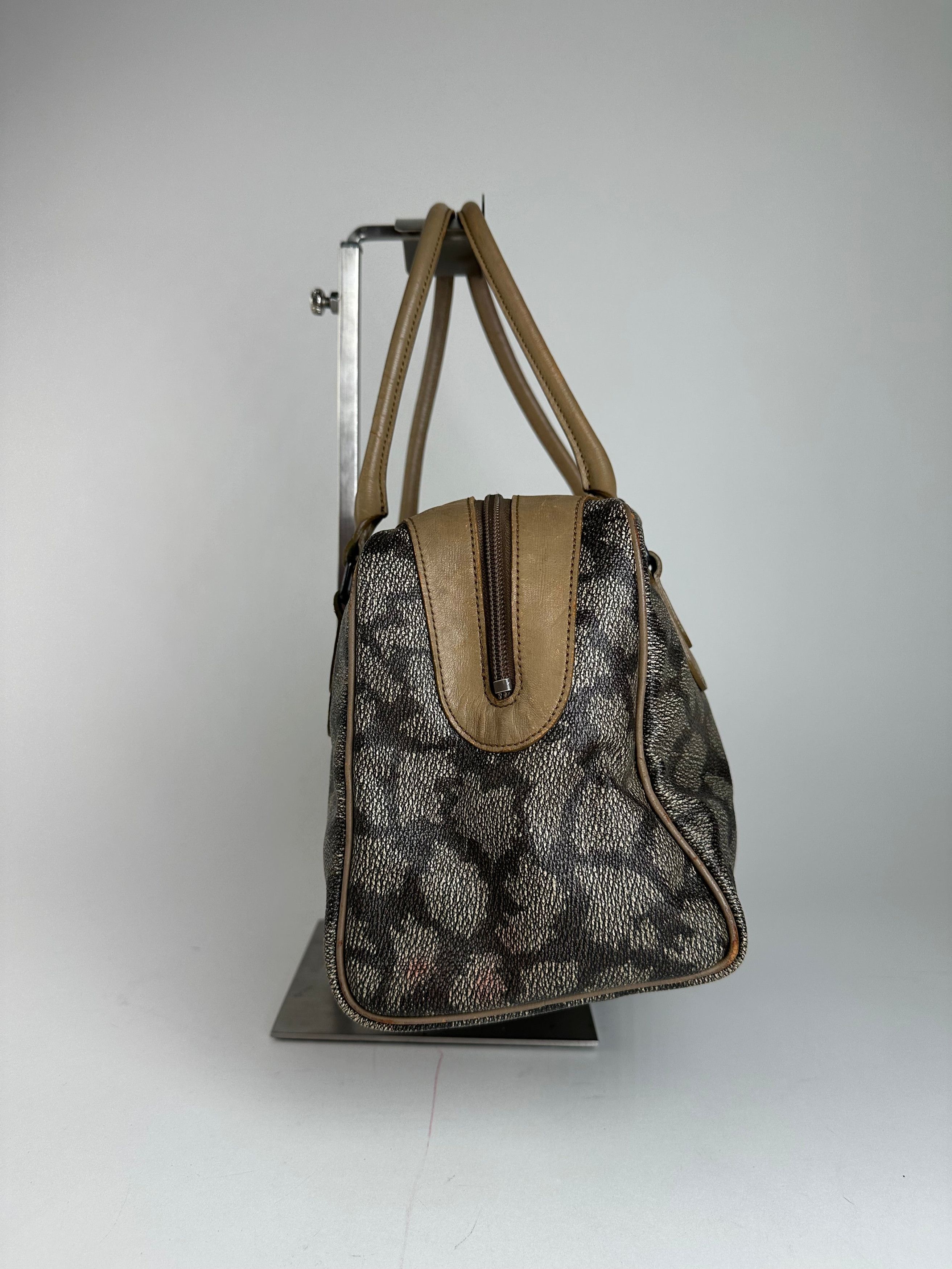 Other Vintage Yves Saint Laurent Stone Emblossed Leather Boston Ba Size ONE SIZE - 4 Thumbnail