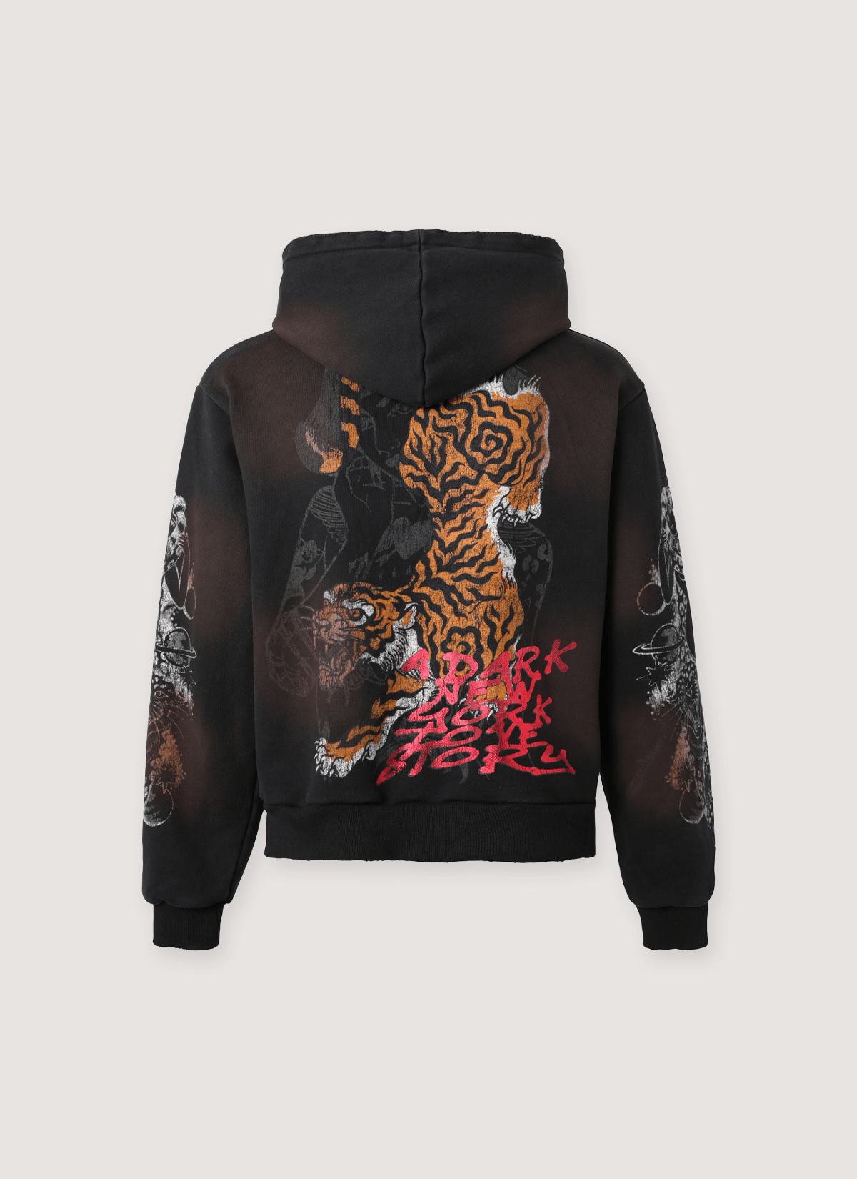 LOST INTRICACY Twin Tiger Zip Up Black Size US XL / EU 56 / 4 - 2 Thumbnail