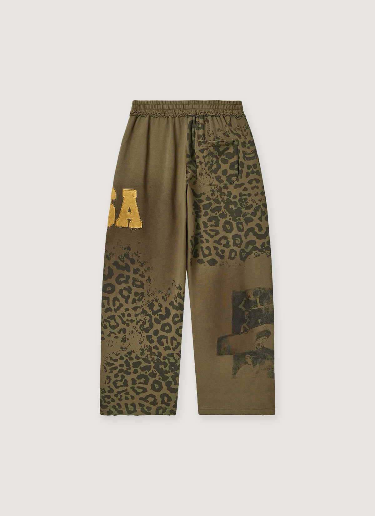Vale Forever Safari Cheetah Sweatpants Olive Size US 36 / EU 52 - 2 Thumbnail