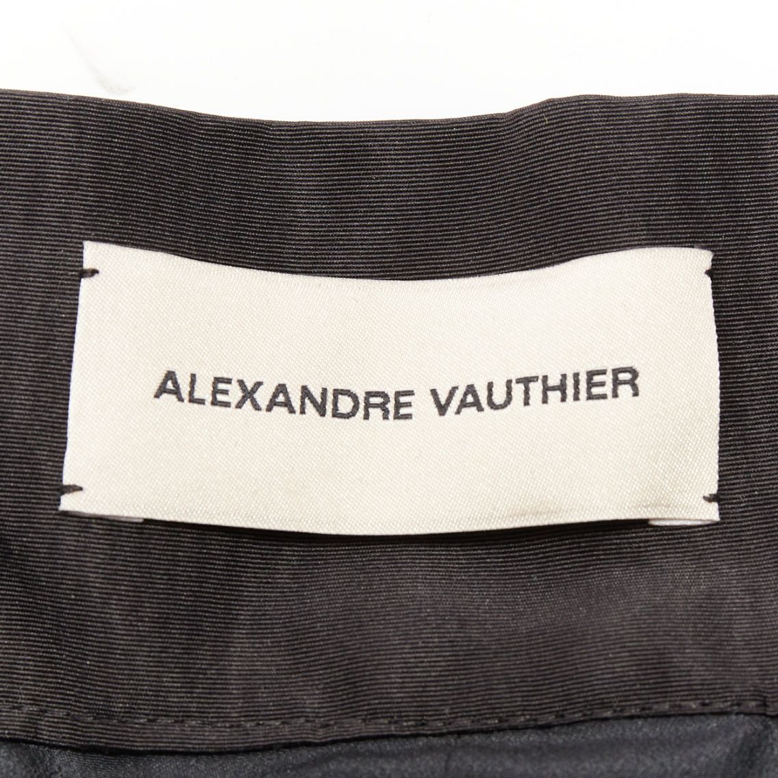 Alexandre Vauthier ALEXANDRE VAUTHIER black taffeta silk pleated high waist short bubble skirt Size 25" / US 0 / IT 36 - 8 Thumbnail