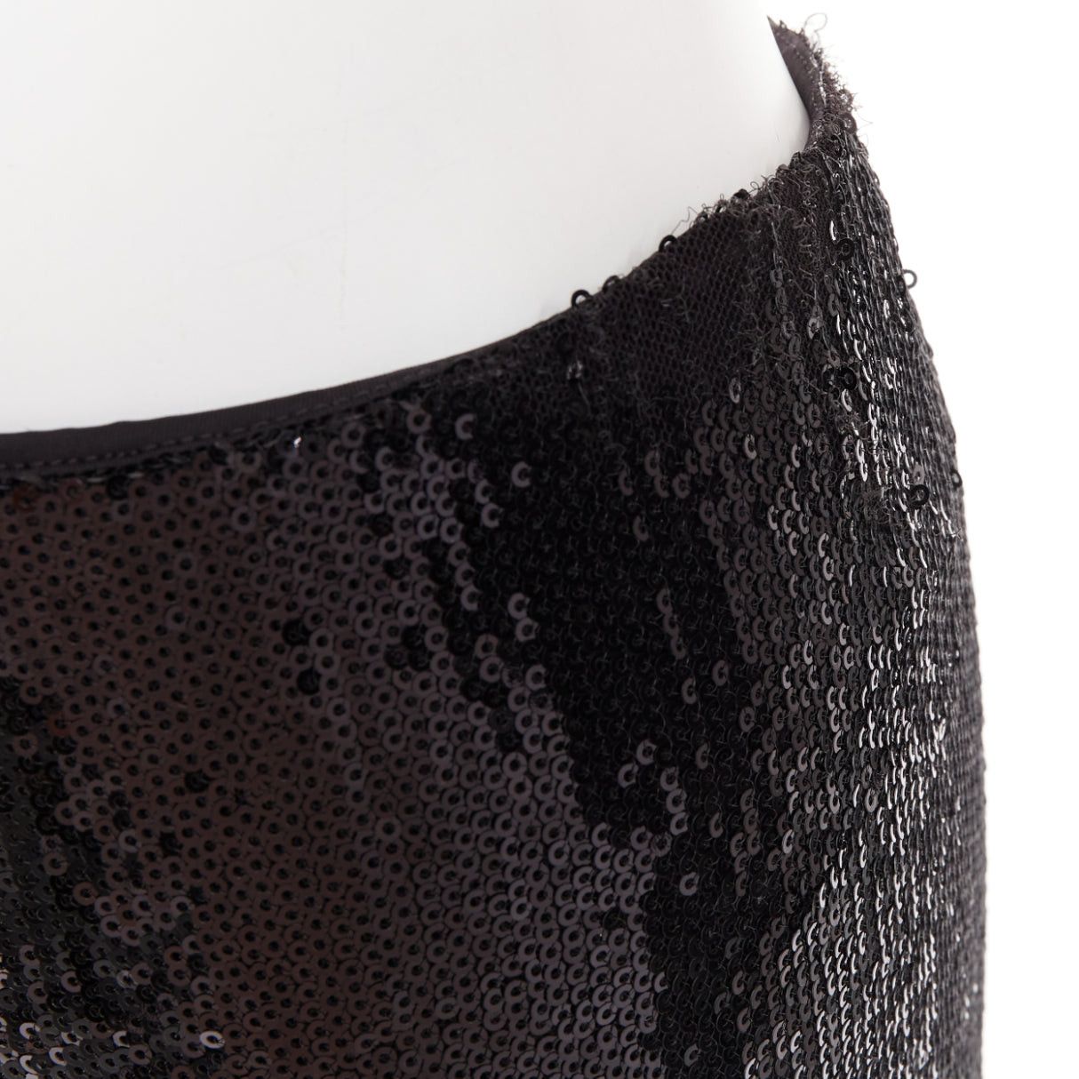 Alexandre Vauthier ALEXANDRE VAUTHIER black pailette sequins stretchy legging pants Size 26" / US 2 / IT 38 - 8 Thumbnail