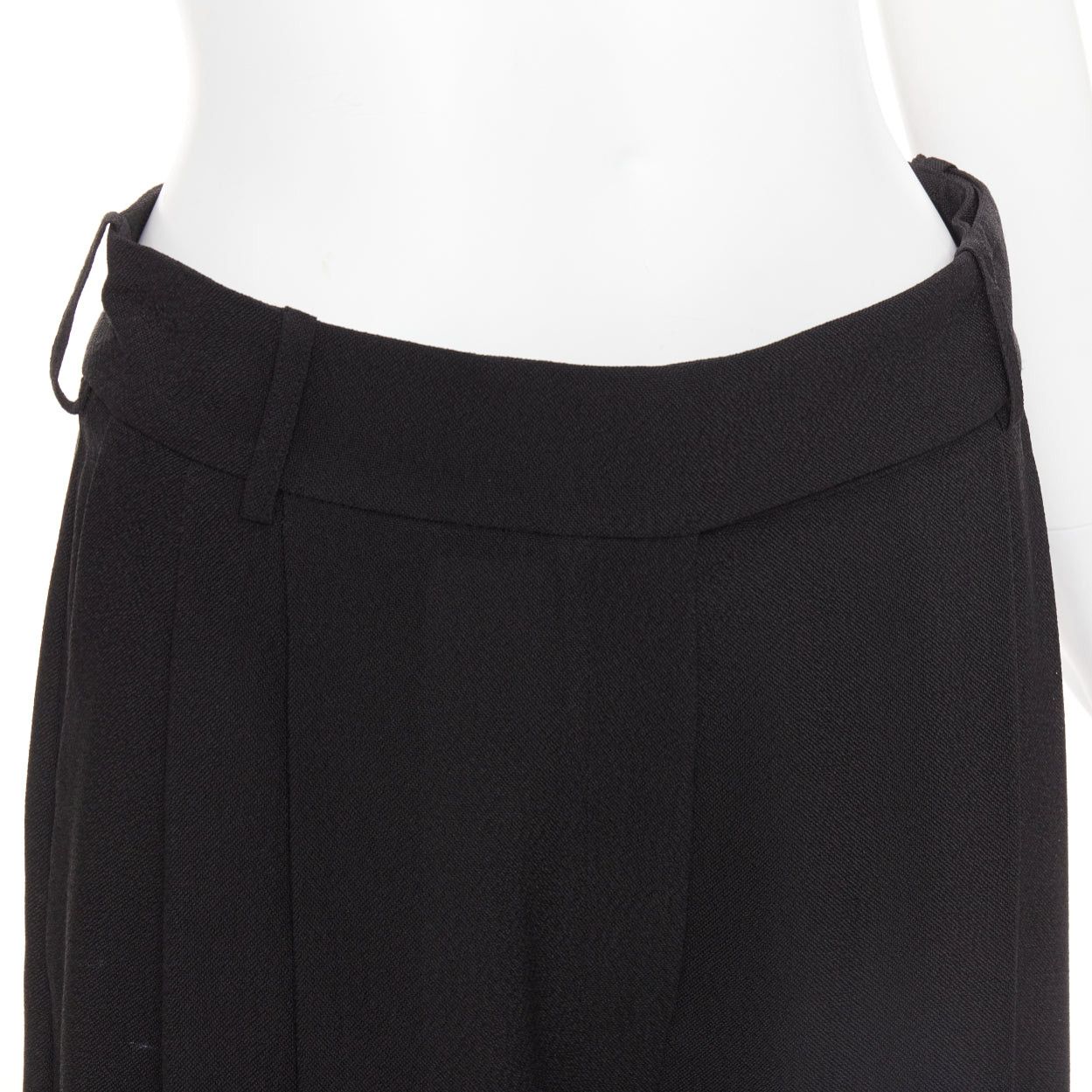 Alexandre Vauthier ALEXANDRE VAUTHIER COUTURE black pleated cuffed leg drop crotch barrel balloon pants Size 26" / US 2 / IT 38 - 7 Thumbnail