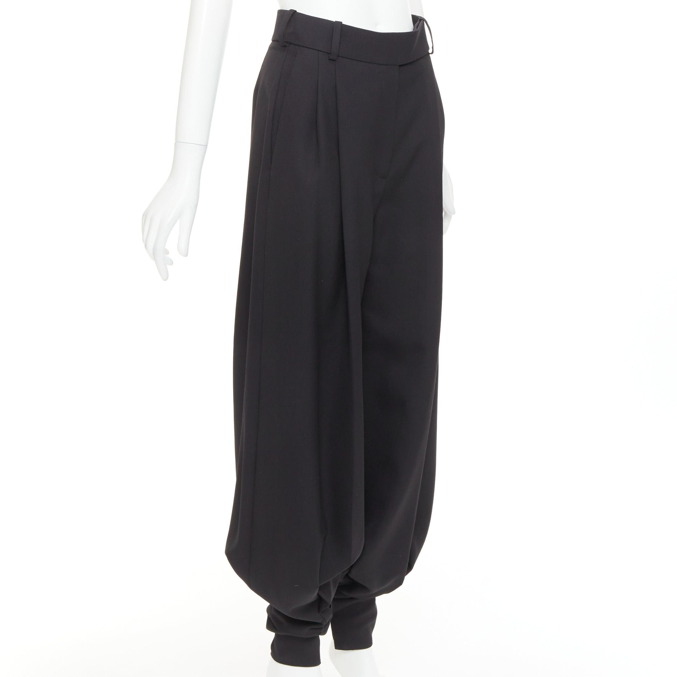 Alexandre Vauthier rare ALEXANDRE VAUTHIER COUTURE AW2020 Runway black grain de poudre bloomer barrel pants Size 26" / US 2 / IT 38 - 3 Thumbnail