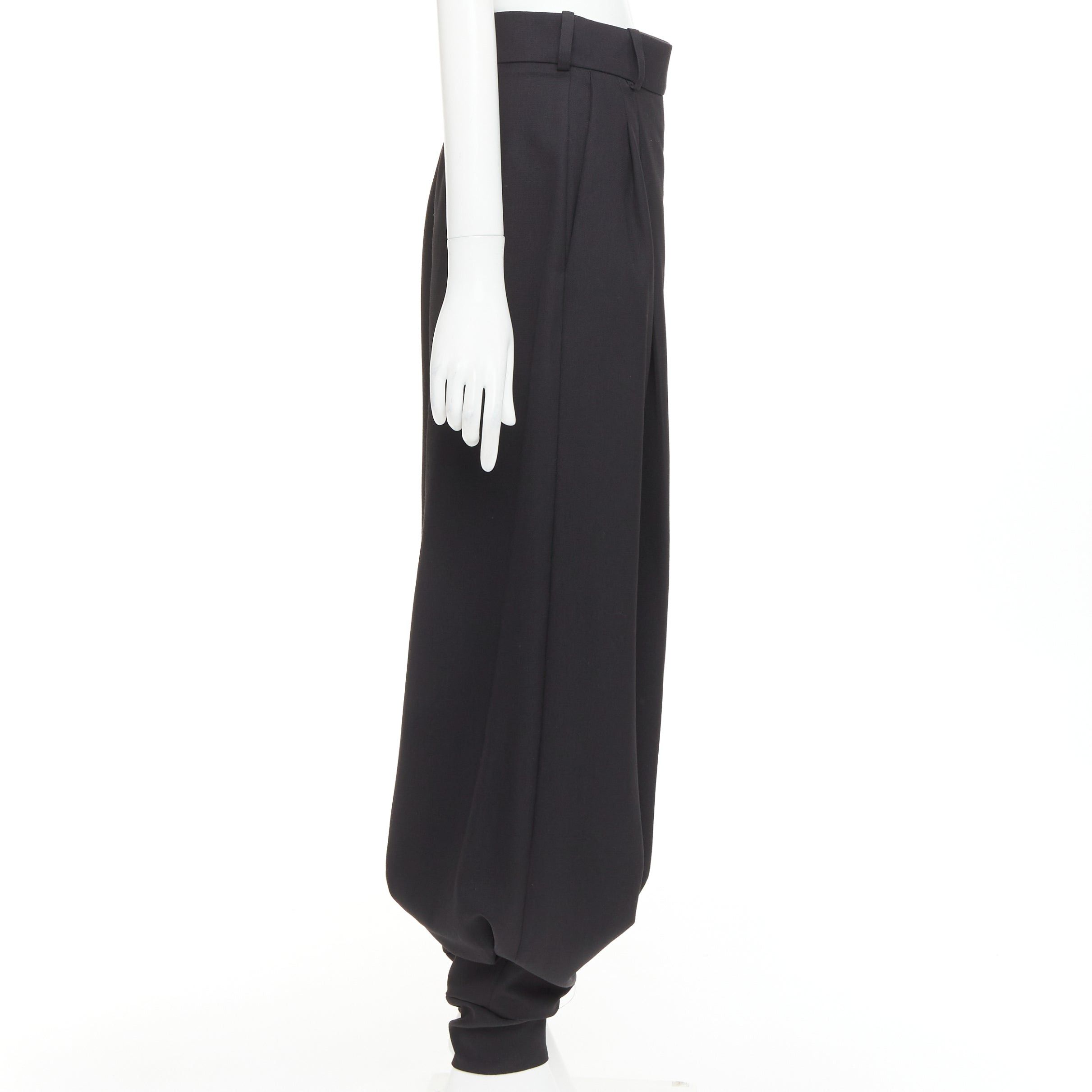 Alexandre Vauthier rare ALEXANDRE VAUTHIER COUTURE AW2020 Runway black grain de poudre bloomer barrel pants Size 26" / US 2 / IT 38 - 4 Thumbnail