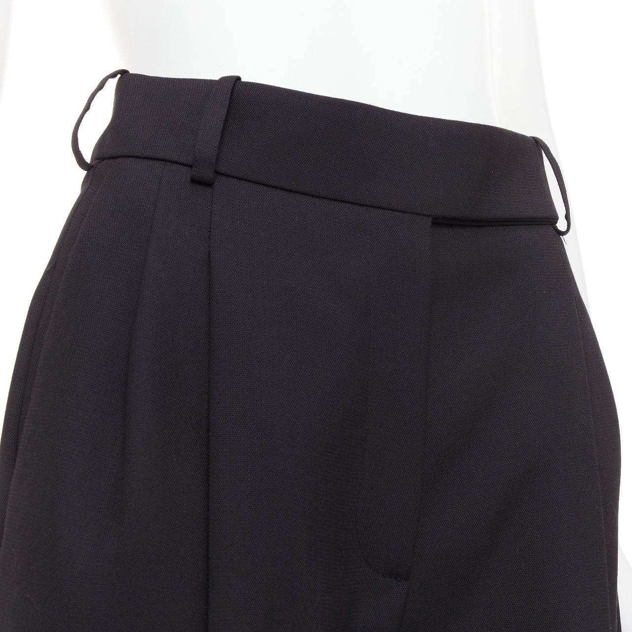 Alexandre Vauthier rare ALEXANDRE VAUTHIER COUTURE AW2020 Runway black grain de poudre bloomer barrel pants Size 26" / US 2 / IT 38 - 7 Thumbnail