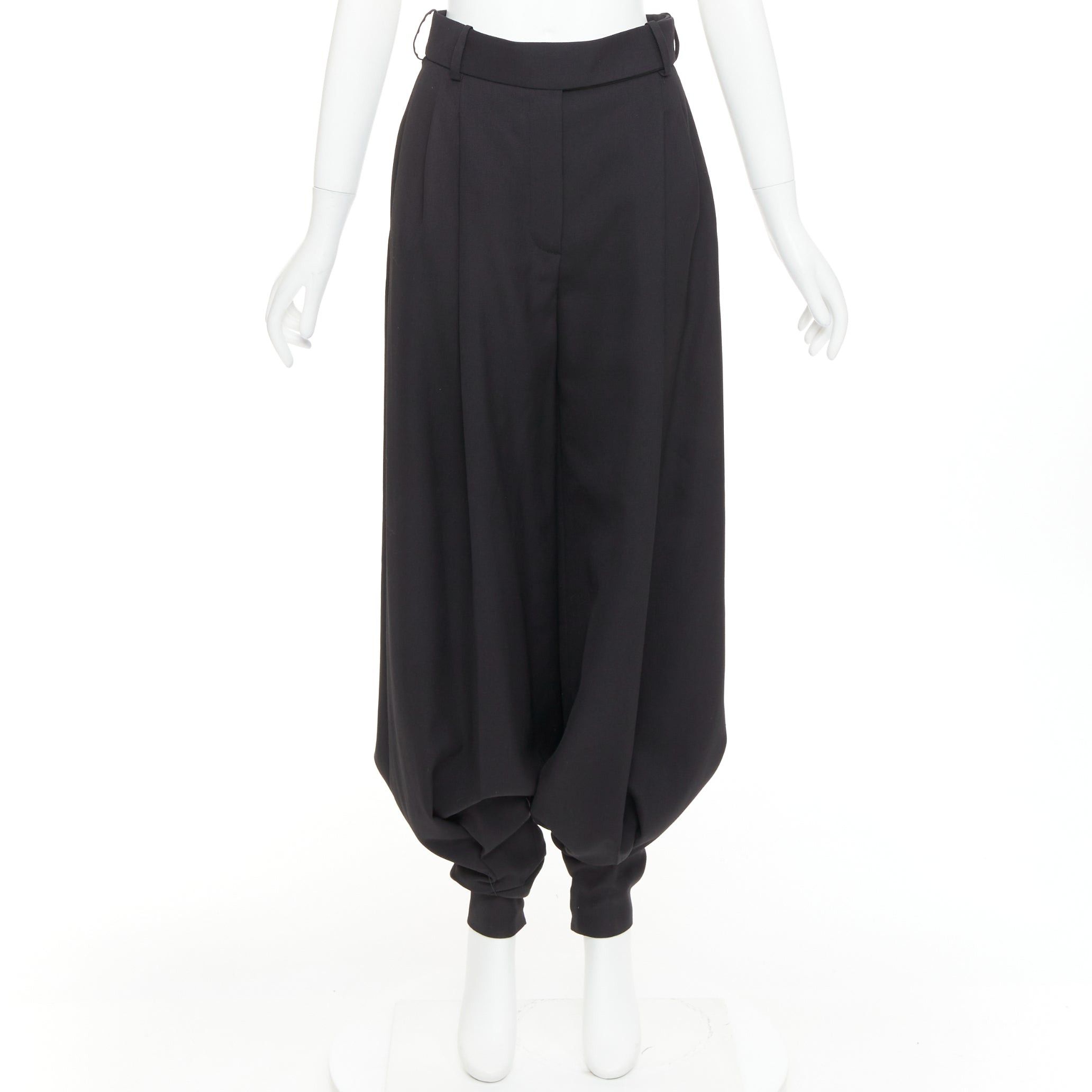 Alexandre Vauthier rare ALEXANDRE VAUTHIER COUTURE AW2020 Runway black grain de poudre bloomer barrel pants Size 26" / US 2 / IT 38 - 9 Thumbnail