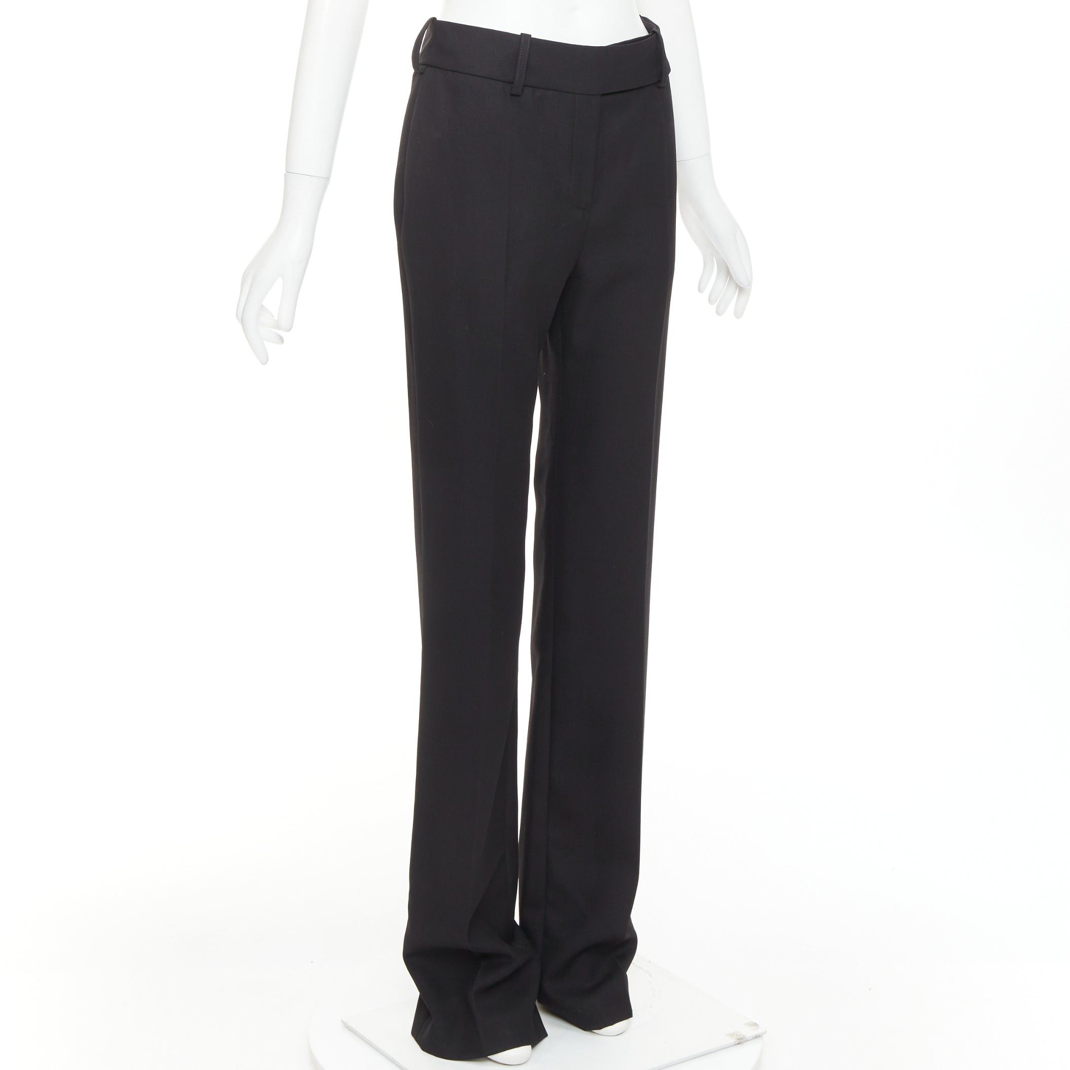 Alexandre Vauthier ALEXANDRE VAUTHIER COUTURE SS2025 black darted back straight leg trousers pants Size 26" / US 2 / IT 38 - 3 Thumbnail