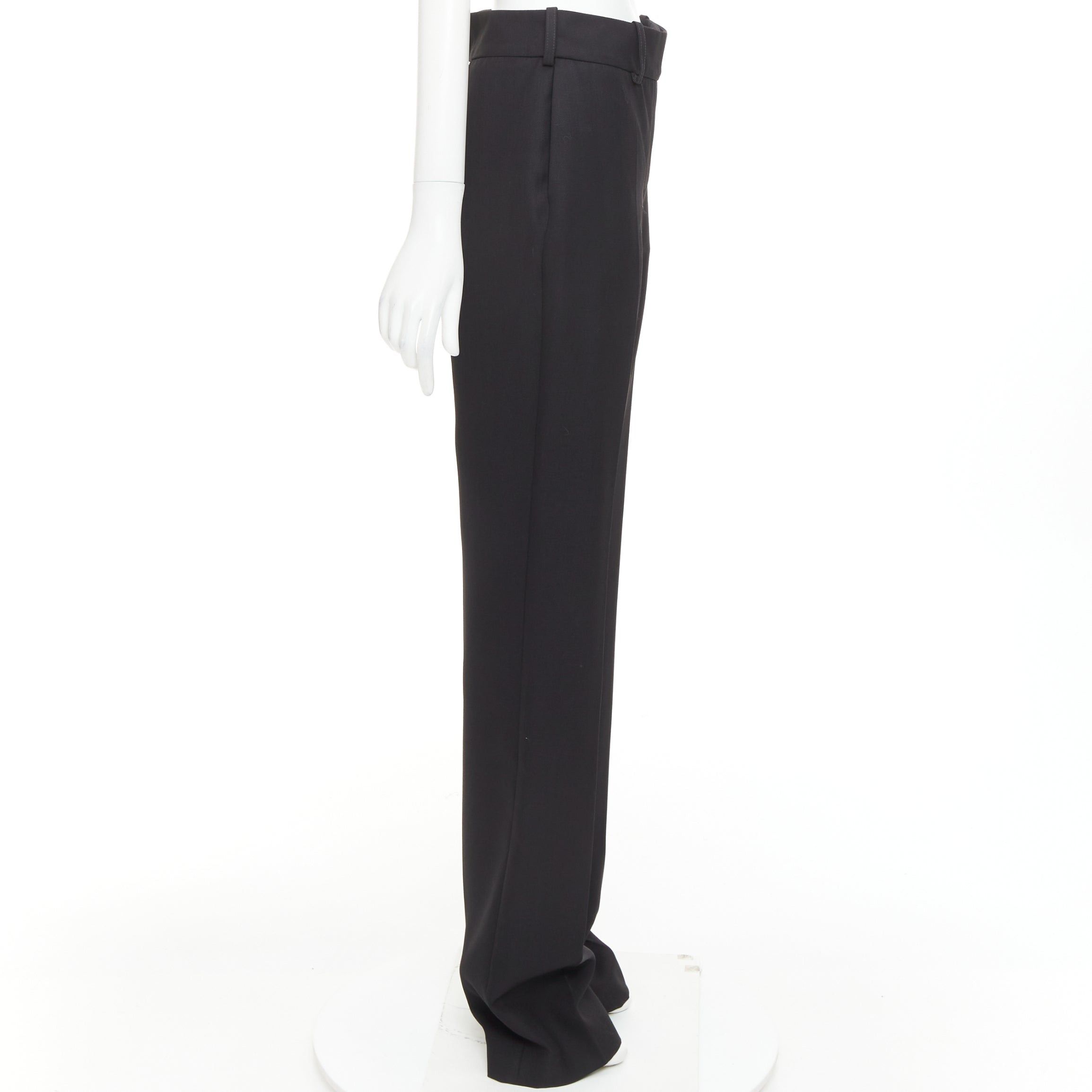 Alexandre Vauthier ALEXANDRE VAUTHIER COUTURE SS2025 black darted back straight leg trousers pants Size 26" / US 2 / IT 38 - 4 Thumbnail