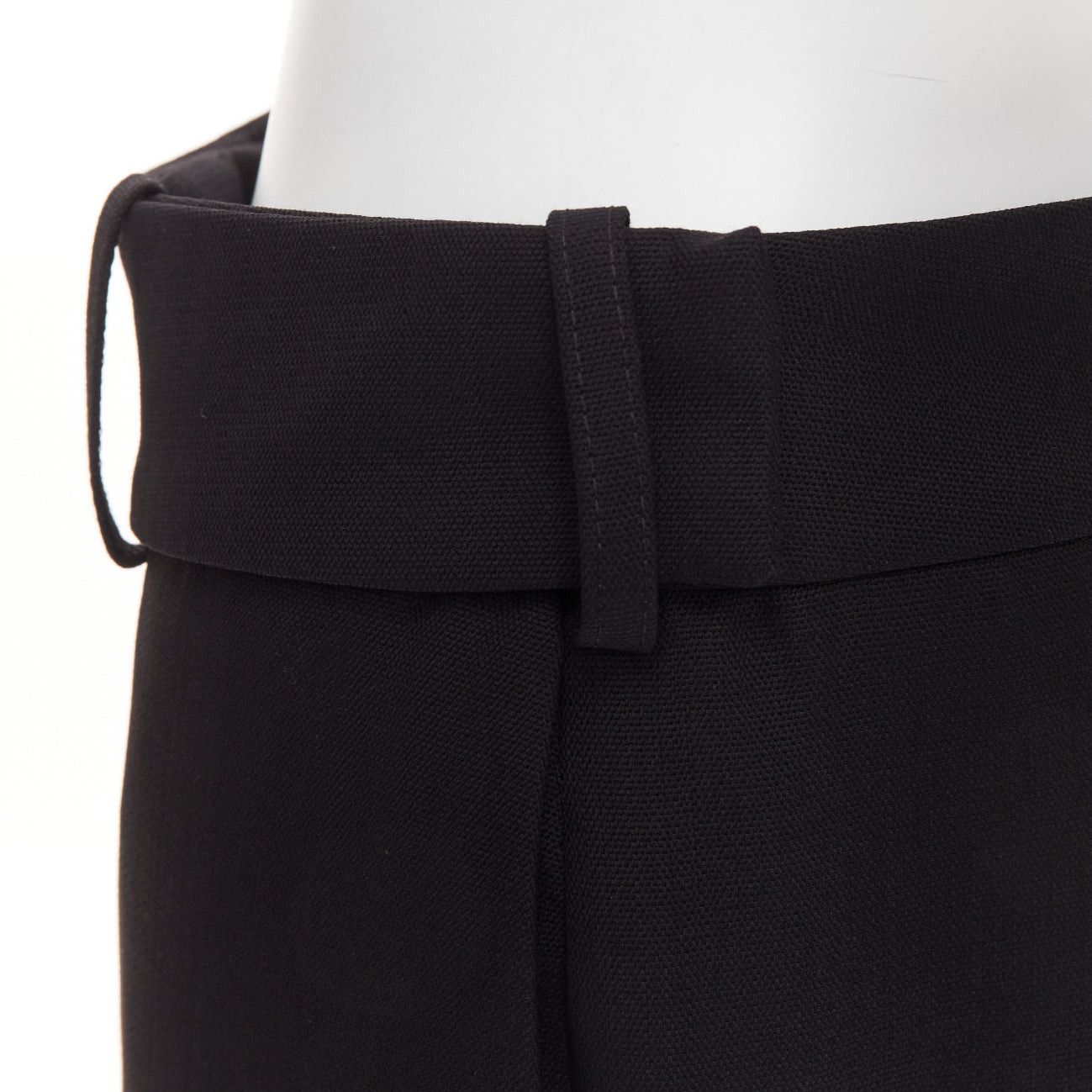Alexandre Vauthier ALEXANDRE VAUTHIER COUTURE SS2025 black darted back straight leg trousers pants Size 26" / US 2 / IT 38 - 7 Thumbnail