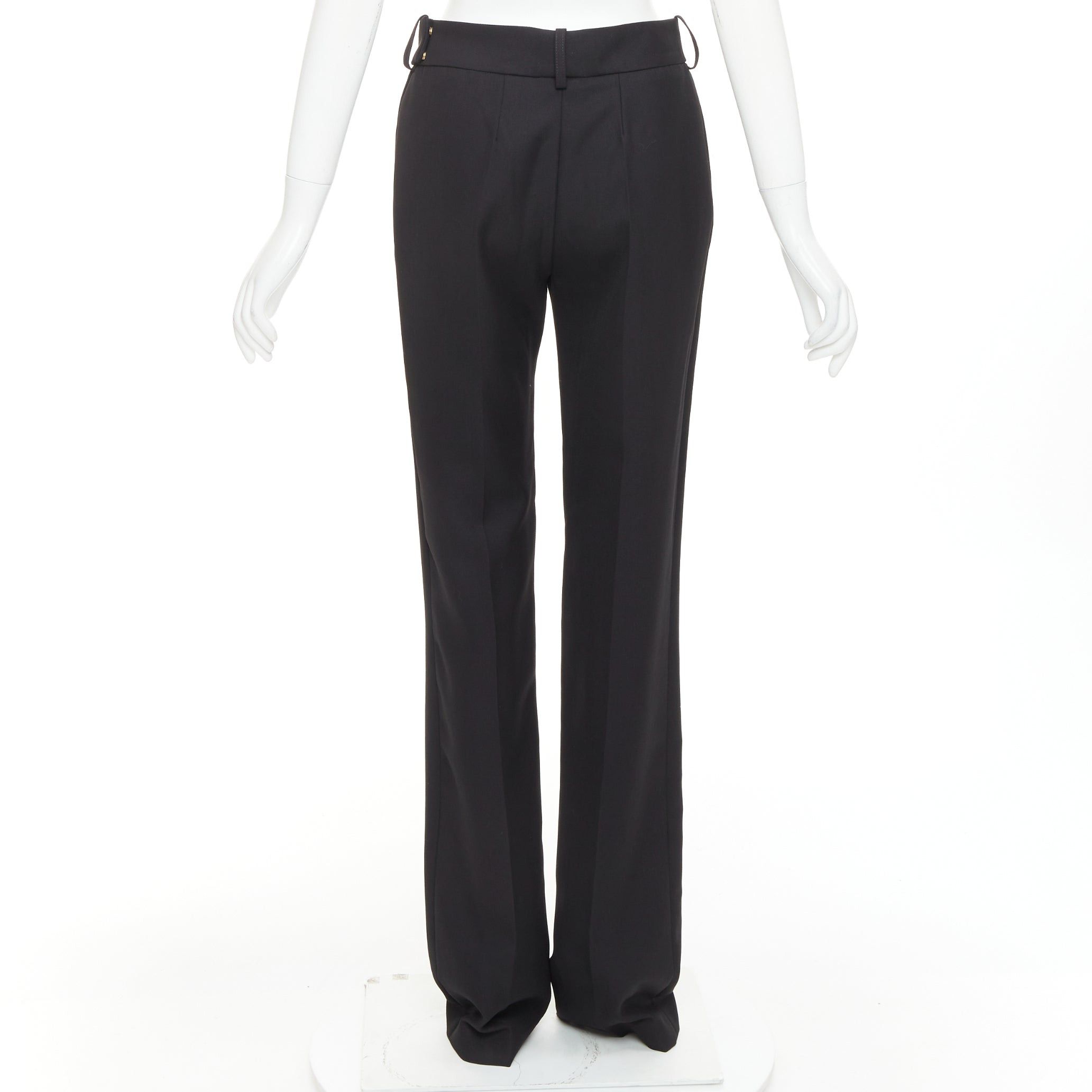 Alexandre Vauthier ALEXANDRE VAUTHIER COUTURE SS2025 black darted back straight leg trousers pants Size 26" / US 2 / IT 38 - 5 Thumbnail