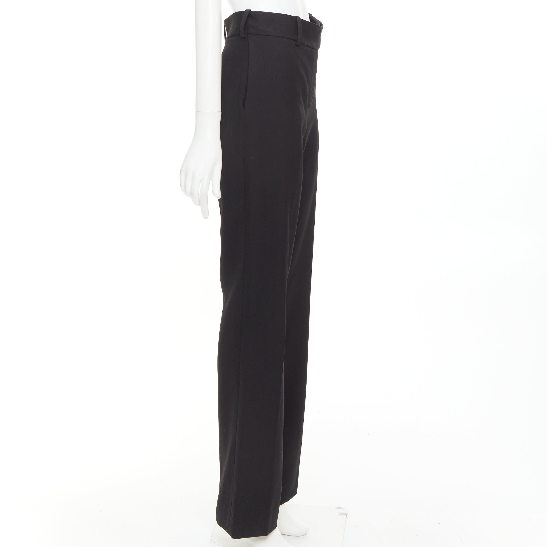 Alexandre Vauthier ALEXANDRE VAUTHIER COUTURE SS2025 Runway black high waisted straight leg trousers pants Size 26" / US 2 / IT 38 - 4 Thumbnail