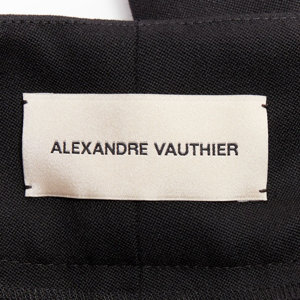 Alexandre Vauthier ALEXANDRE VAUTHIER COUTURE SS2016 Runway black gold zipper cargo pocket harem pants Size 26" / US 2 / IT 38 - 8 Thumbnail