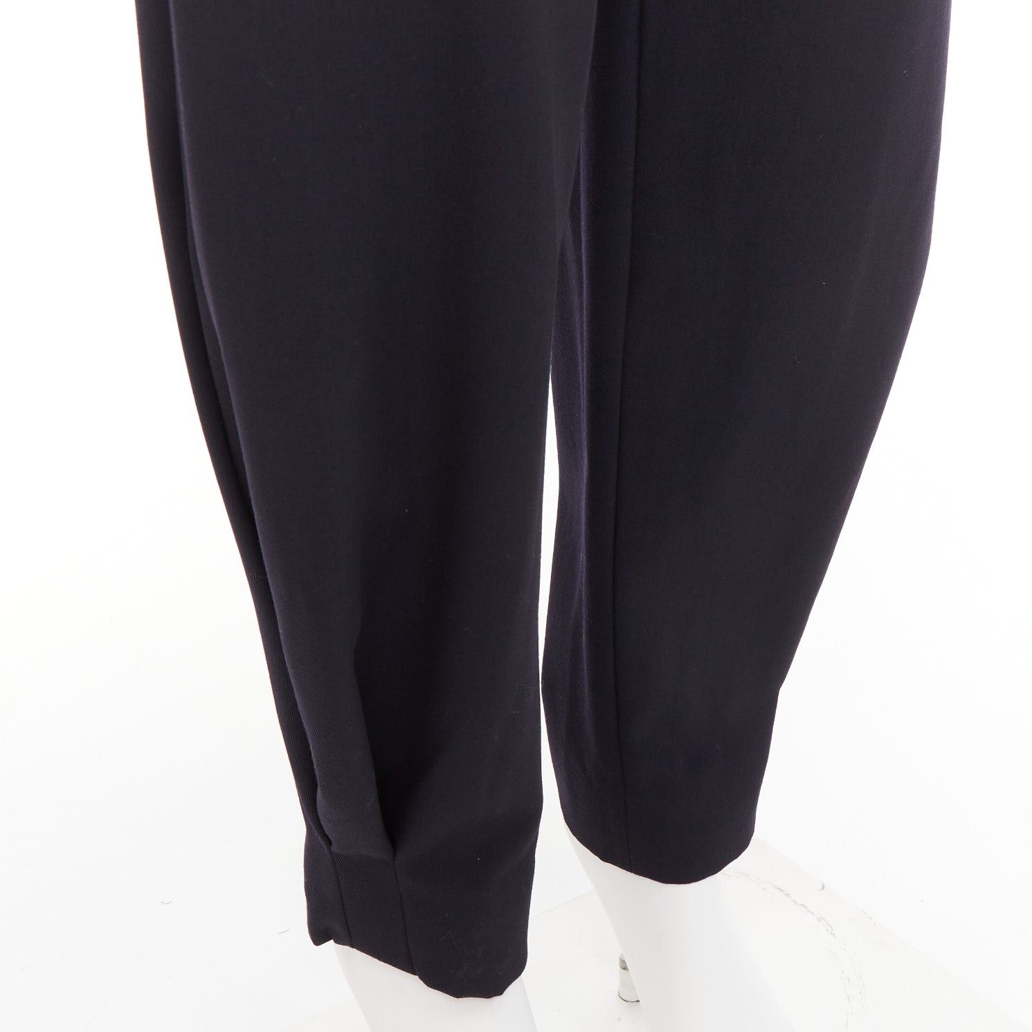 Alexandre Vauthier ALEXANDRE VAUTHIER COUTURE SS2025 Runway navy cuffed hem balloon harem pants Size 26" / US 2 / IT 38 - 2 Thumbnail