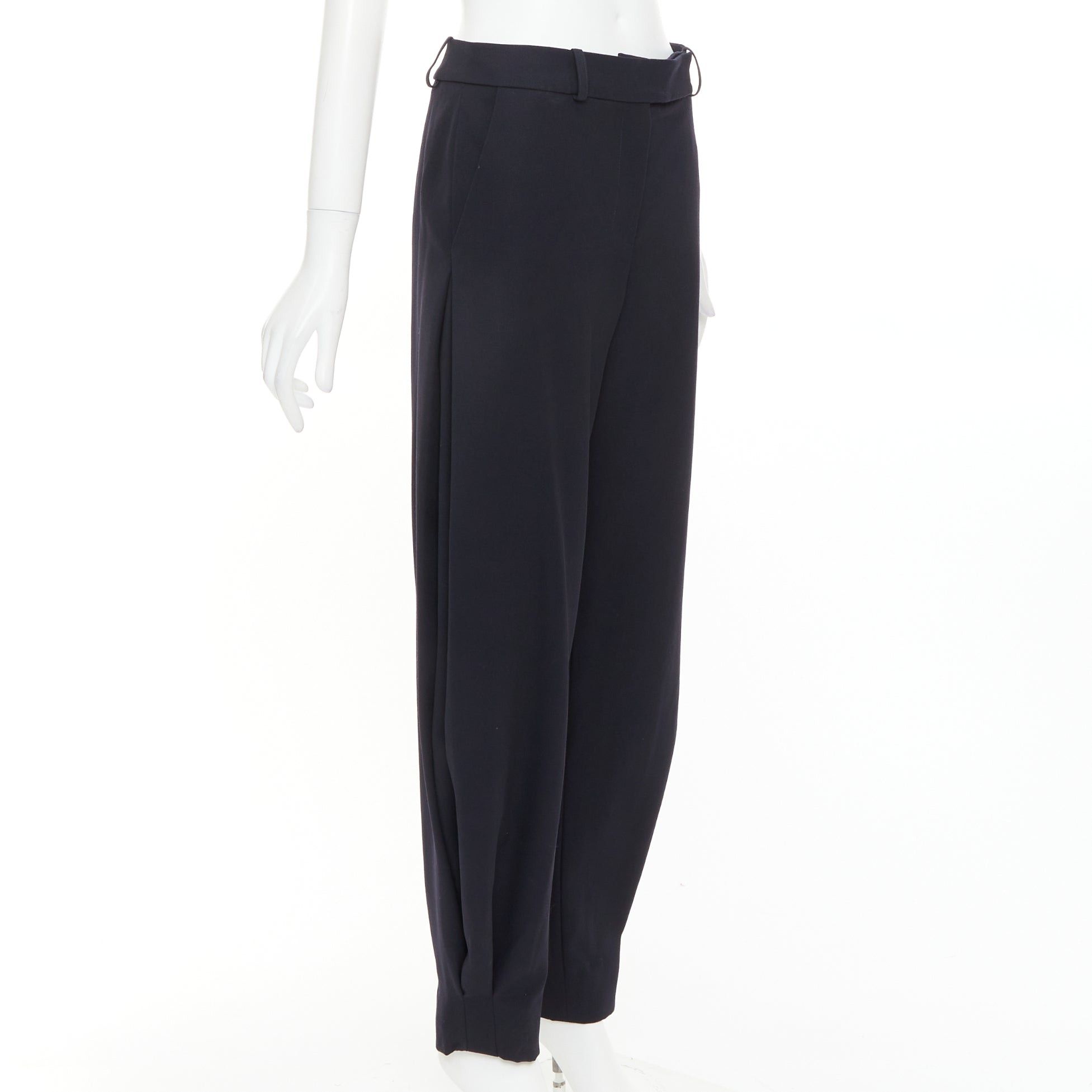 Alexandre Vauthier ALEXANDRE VAUTHIER COUTURE SS2025 Runway navy cuffed hem balloon harem pants Size 26" / US 2 / IT 38 - 3 Thumbnail