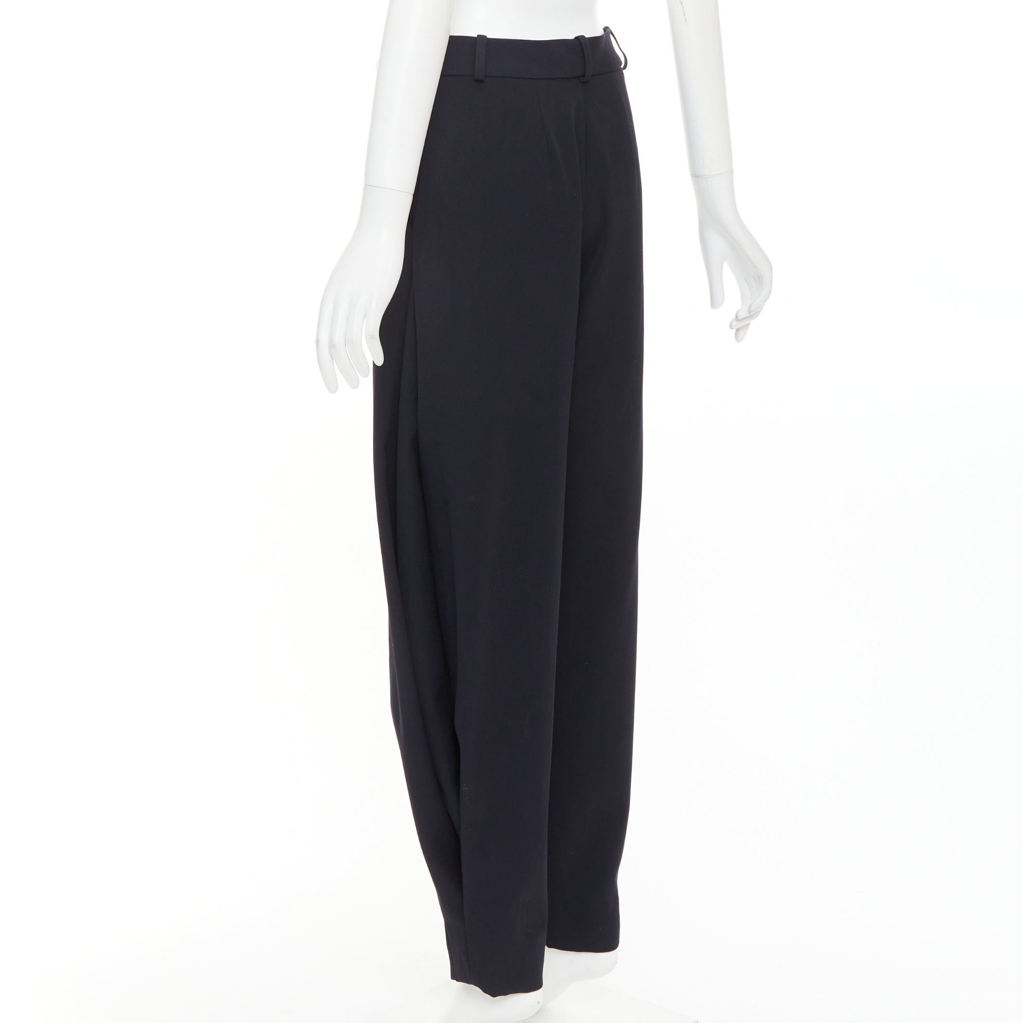 Alexandre Vauthier ALEXANDRE VAUTHIER COUTURE SS2025 Runway navy cuffed hem balloon harem pants Size 26" / US 2 / IT 38 - 6 Thumbnail