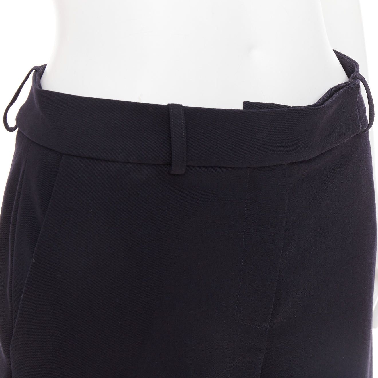 Alexandre Vauthier ALEXANDRE VAUTHIER COUTURE SS2025 Runway navy cuffed hem balloon harem pants Size 26" / US 2 / IT 38 - 7 Thumbnail
