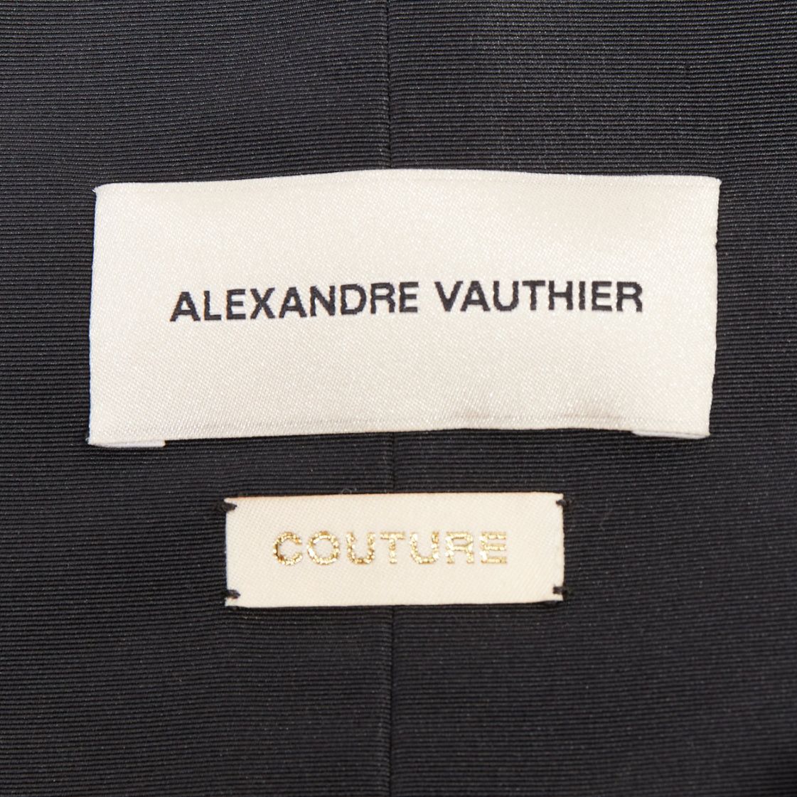 Alexandre Vauthier ALEXANDRE VAUTHIER COUTURE Runway black structured duchess satin self tie flared train skirt Size 25" / US 0 / IT 36 - 8 Thumbnail