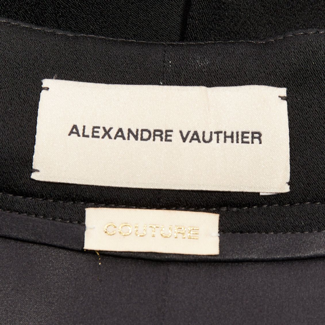 Alexandre Vauthier ALEXANDRE VAUTHIER COUTURE Runway black pleated high waist harem barrel balloon pants Size 26" / US 2 / IT 38 - 8 Thumbnail