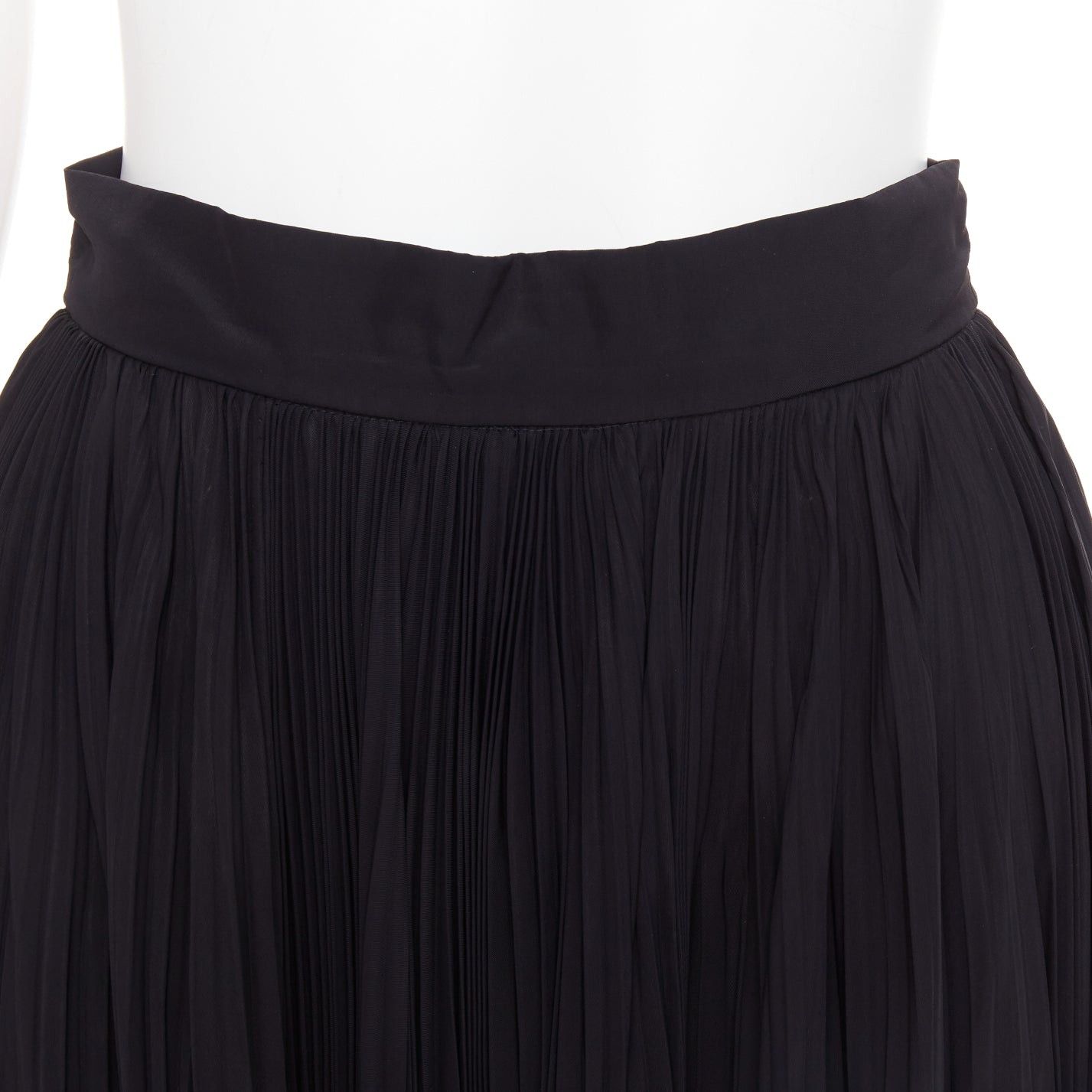 Alexandre Vauthier rare ALEXANDRE VAUTHIER COUTURE black pleated voluminous bubble hem skirt Size 25" / US 0 / IT 36 - 7 Thumbnail