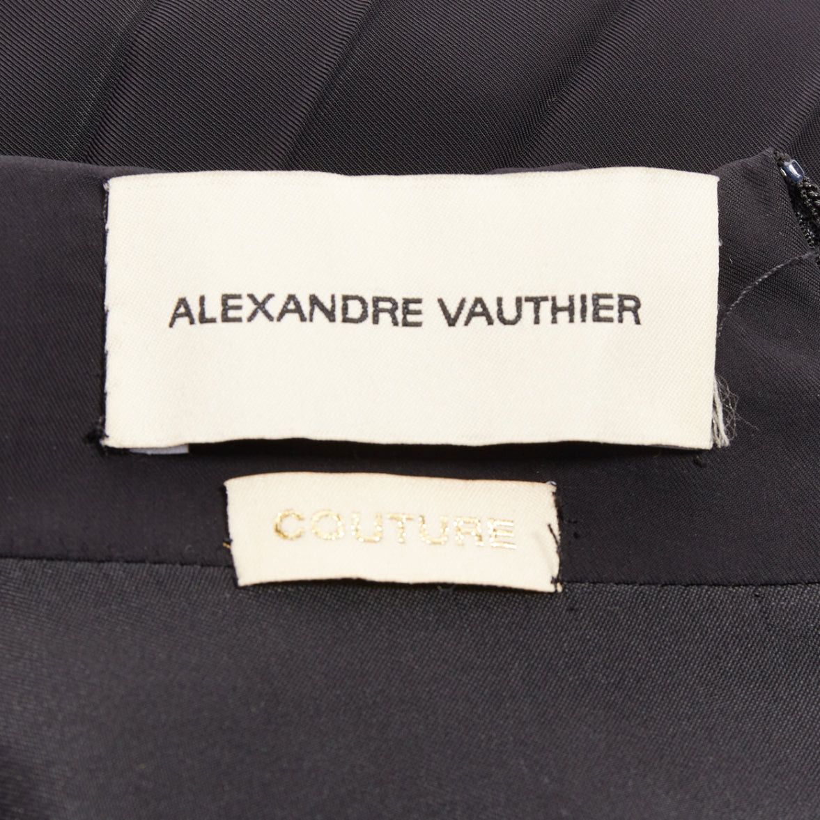 Alexandre Vauthier rare ALEXANDRE VAUTHIER COUTURE black pleated voluminous bubble hem skirt Size 25" / US 0 / IT 36 - 8 Thumbnail