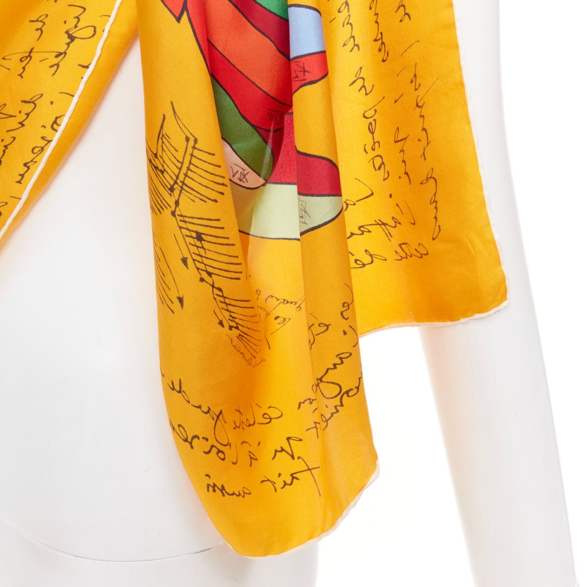 Hermes HERMES Della Cavalleria Favolosa 140 Virginie Jamin Split Pegasus double face silk twill scarf Size ONE SIZE - 8 Thumbnail