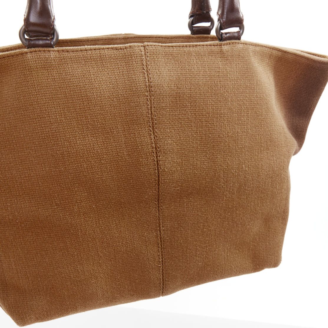 Bottega Veneta BOTTEGA VENETA gradient ombre brown canvas Intrecciato woven leather handle bag Size ONE SIZE - 8 Thumbnail