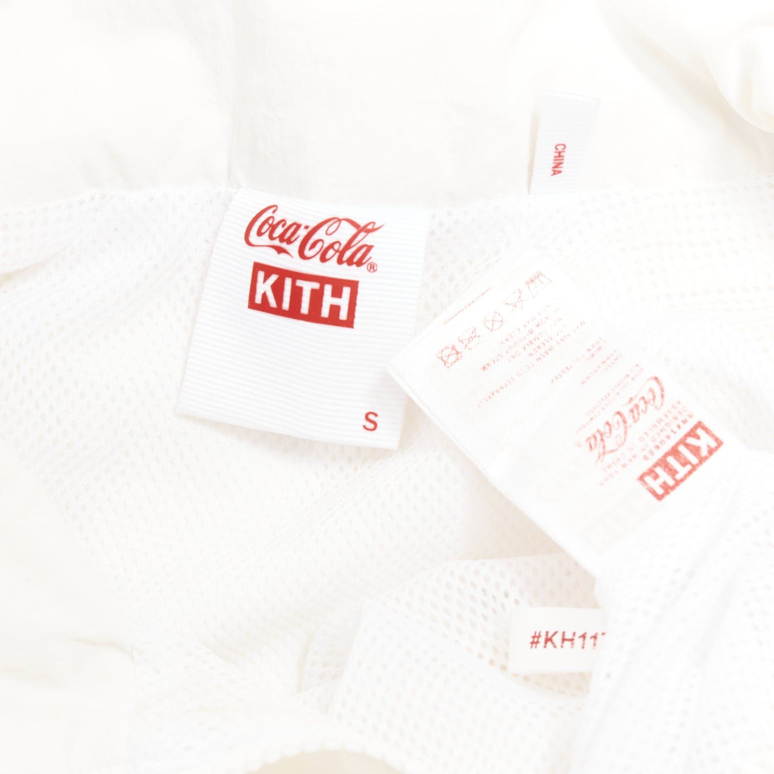 Kith KITH COCA COLA 2019 cream grey reflective accents nylon red logo quarter zip track sweatshirt S Size US S / EU 44-46 / 1 - 8 Thumbnail