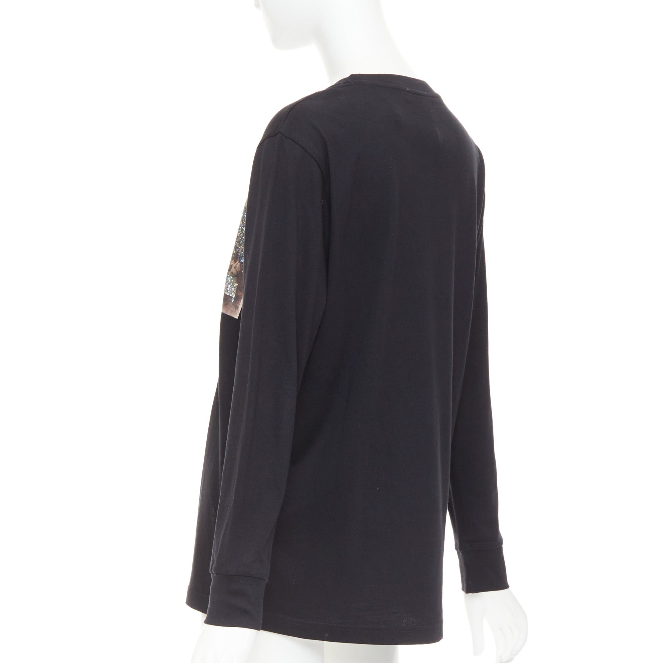 Other SARA SHAKEEL X BROWNS black cotton The Last Supper crystal dusted top S Size S / US 4 / IT 40 - 6 Thumbnail