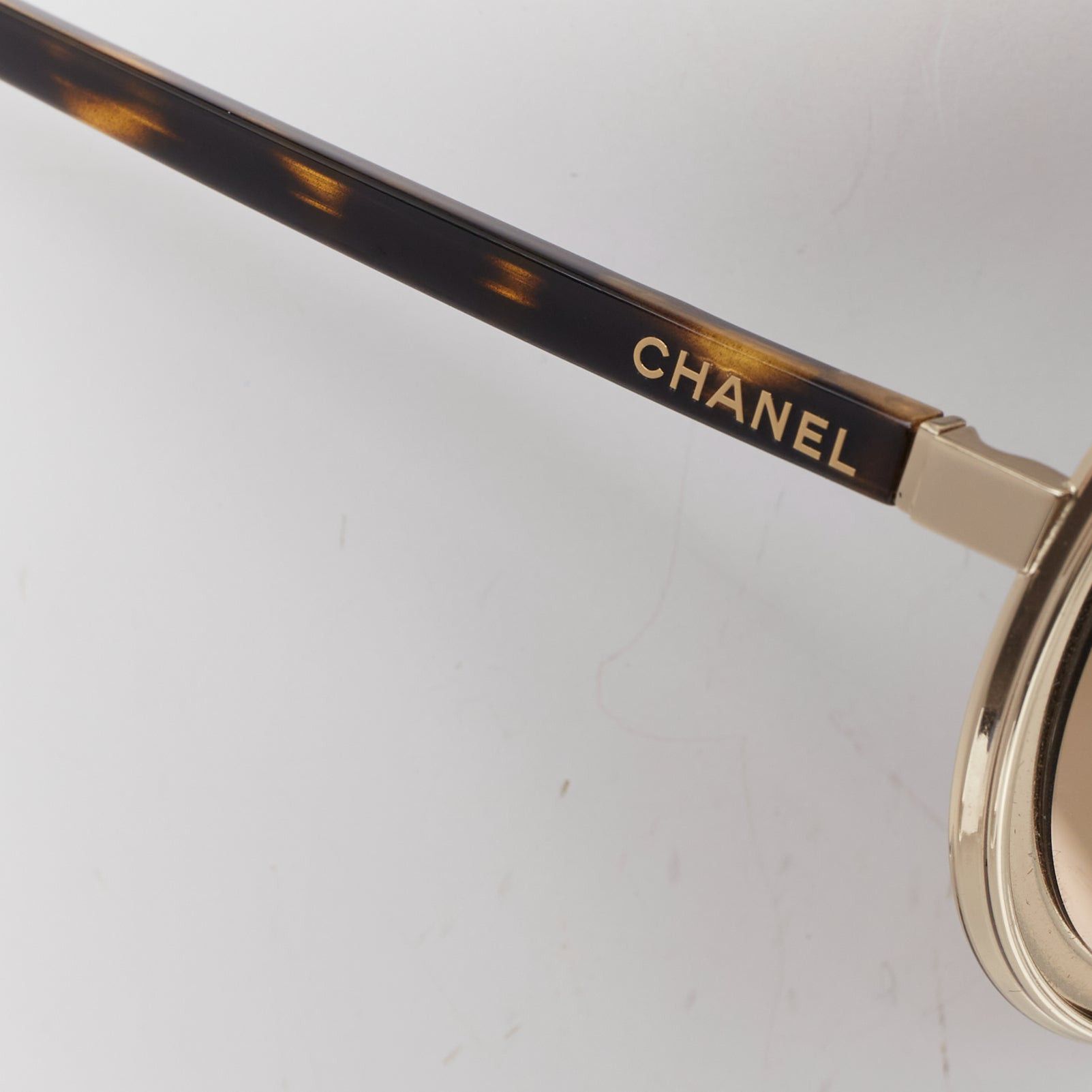 Chanel CHANEL 4226 gold-tone round mirrored lens resin temple sunglasses Size ONE SIZE - 2 Thumbnail