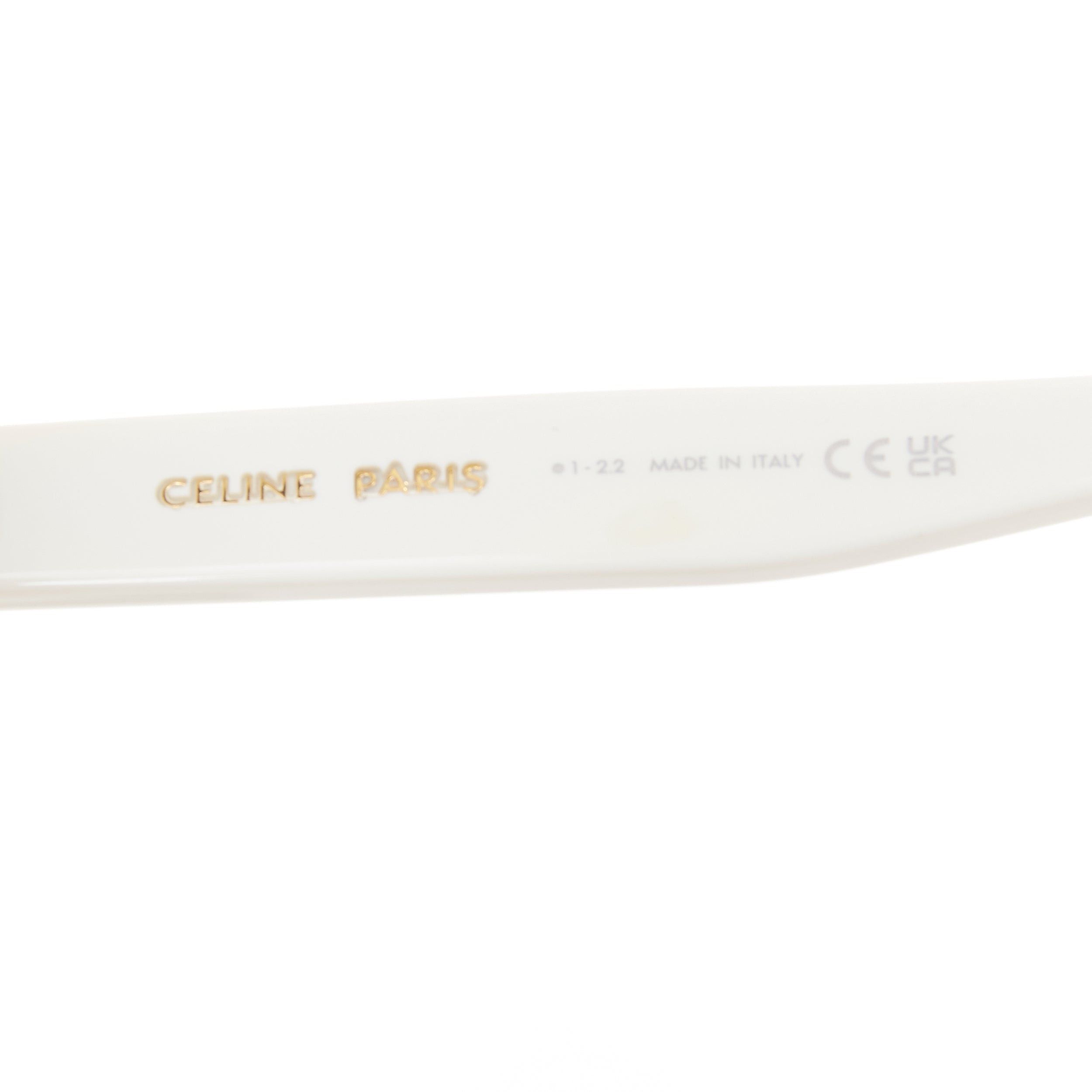 Celine CELINE CL40198F Monochroms white black oversized square frame acetate sunglasses Size ONE SIZE - 7 Thumbnail