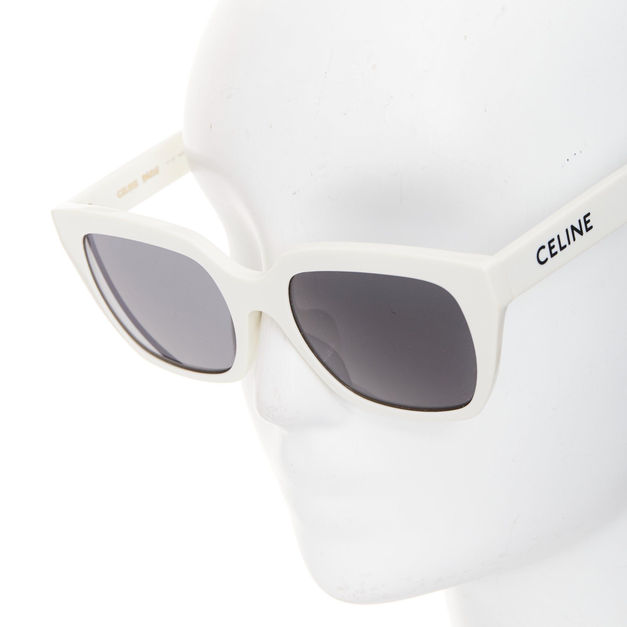 Celine CELINE CL40198F Monochroms white black oversized square frame acetate sunglasses Size ONE SIZE - 5 Thumbnail