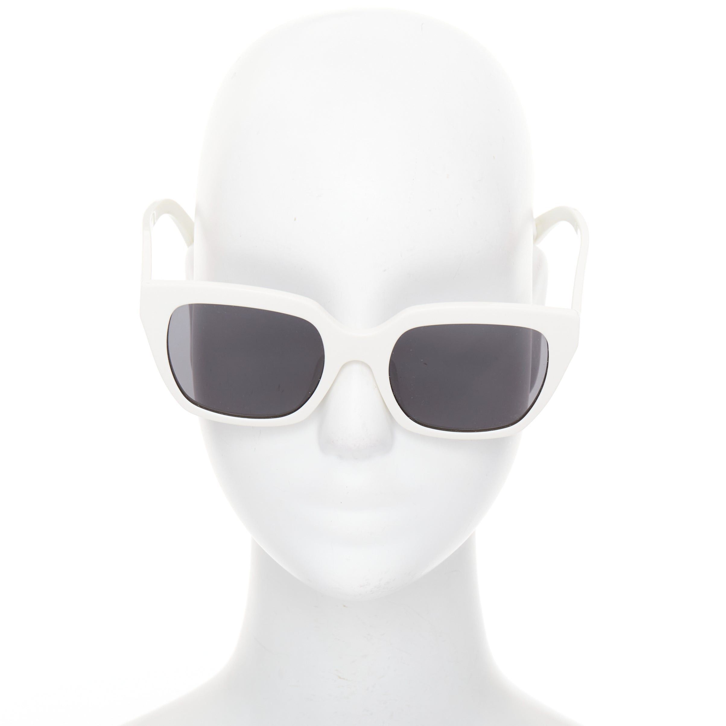 Celine CELINE CL40198F Monochroms white black oversized square frame acetate sunglasses Size ONE SIZE - 2 Thumbnail