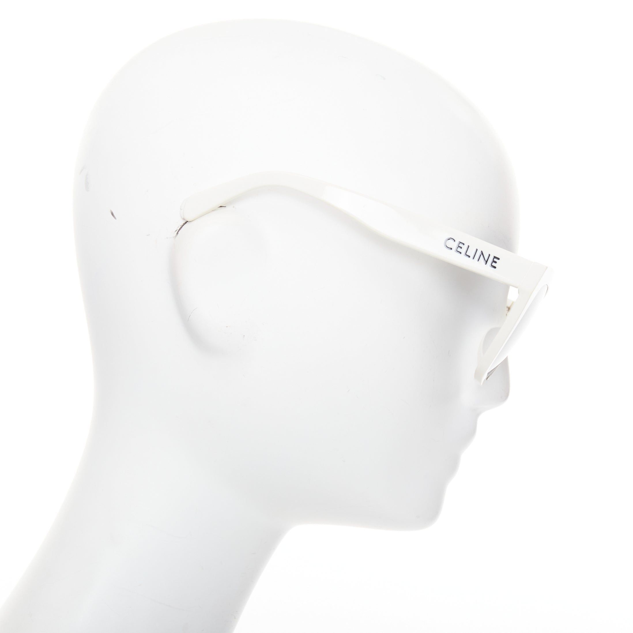 Celine CELINE CL40198F Monochroms white black oversized square frame acetate sunglasses Size ONE SIZE - 3 Thumbnail