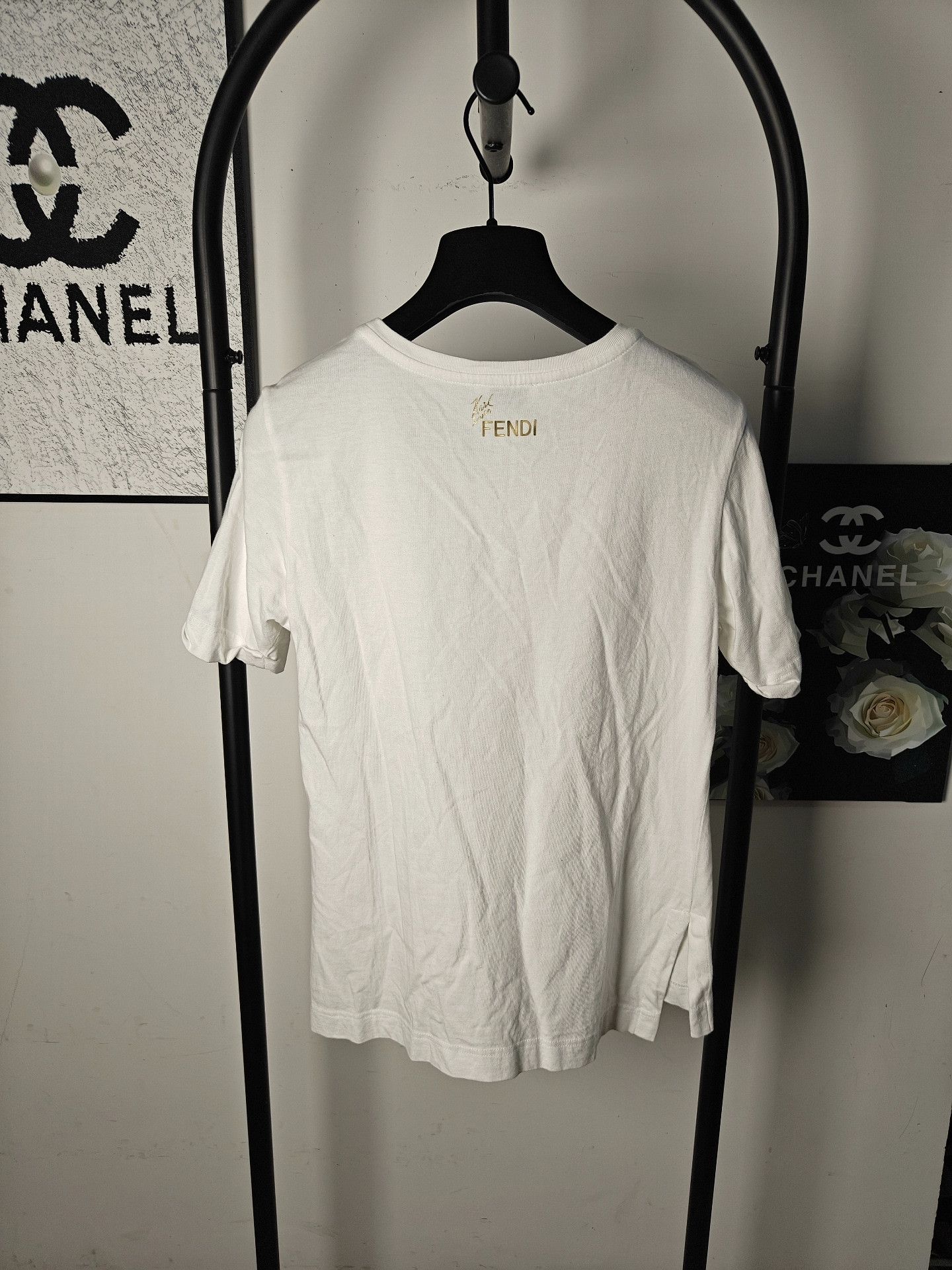 Fendi Fendi White T-Shirt m Men Size US M / EU 48-50 / 2 - 2 Thumbnail