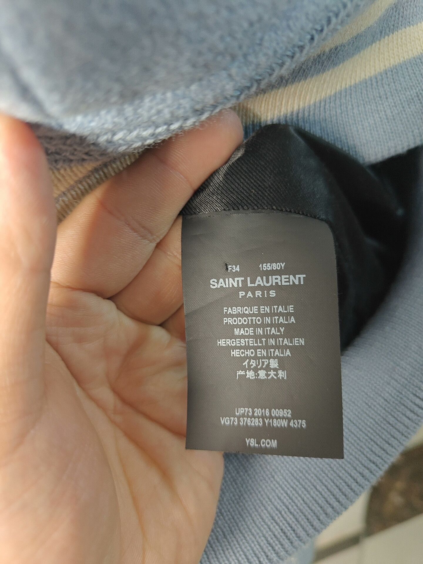 Saint Laurent Paris Saint Laurent Paris White Light Jacket m Men Size XS / US 0-2 / IT 36-38 - 3 Thumbnail