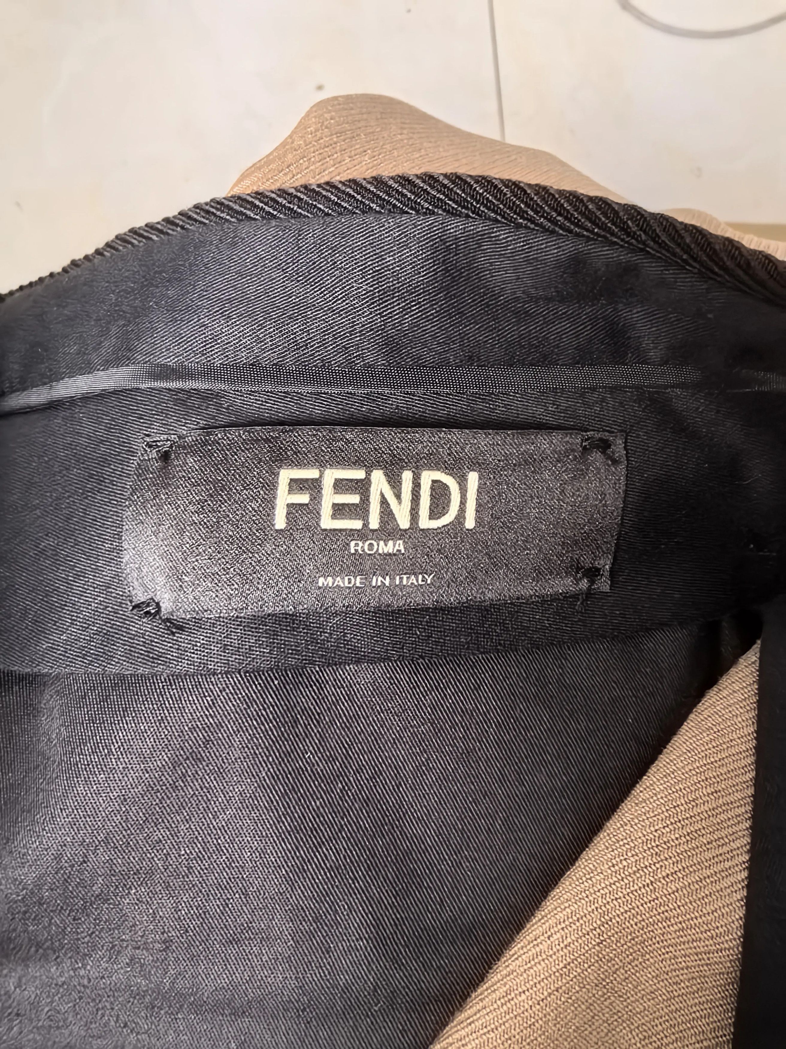 Fendi Fendi Premium Wool White Casual Pants 32 Men Size US 32 / EU 48 - 3 Thumbnail
