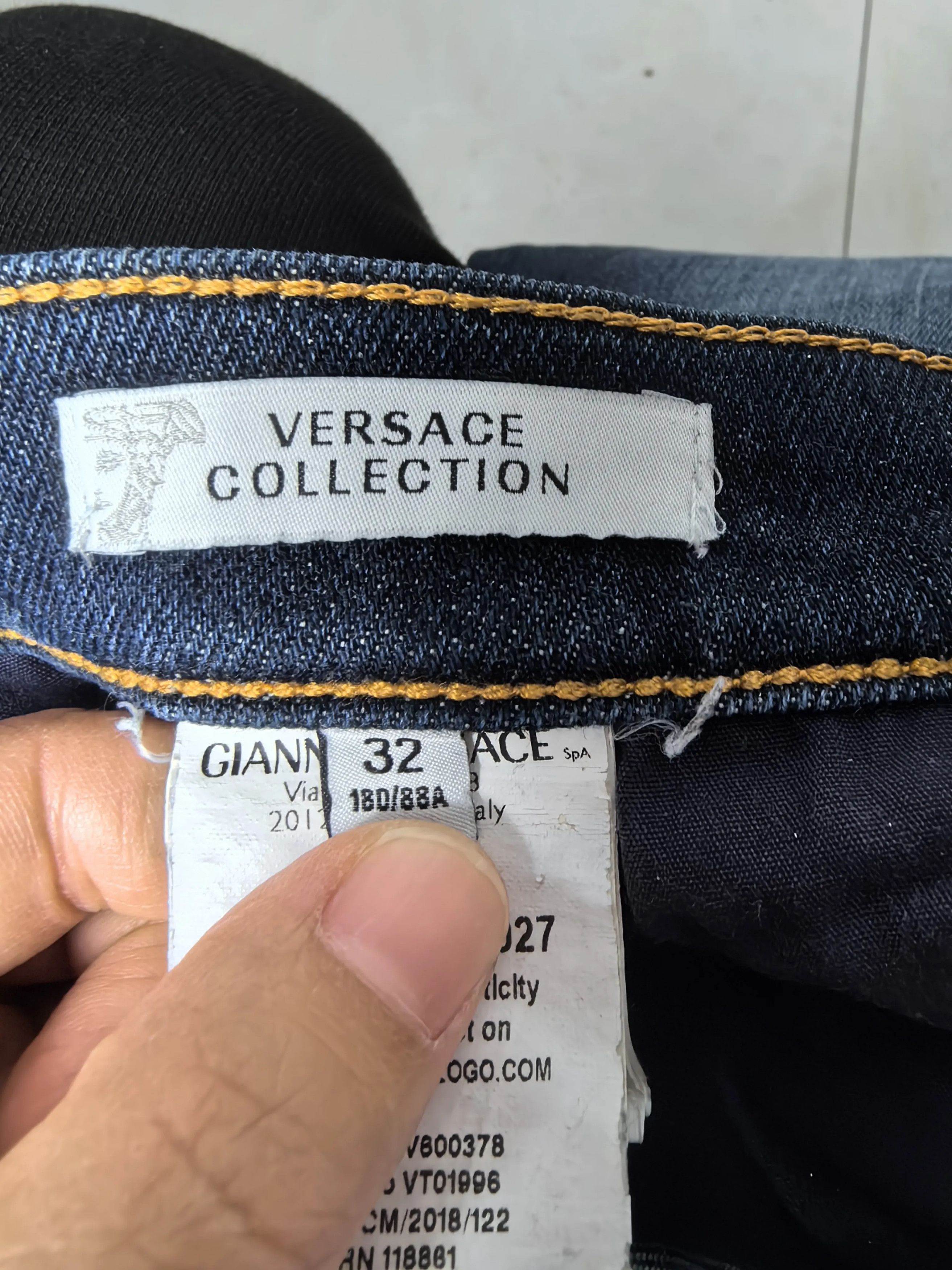 Versace Versace White Casual Pants 30 Men Size US 30 / EU 46 - 5 Thumbnail