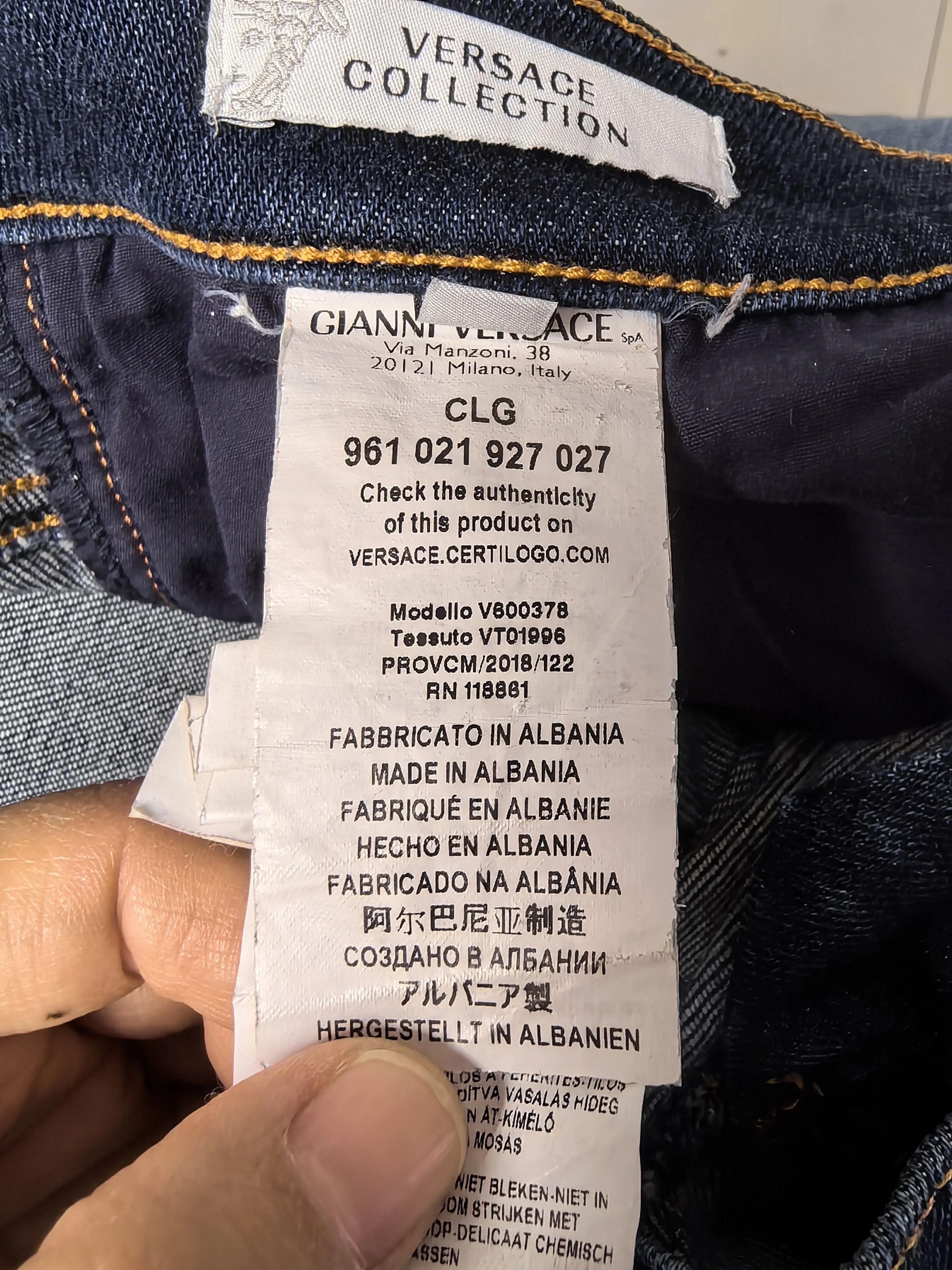 Versace Versace White Casual Pants 30 Men Size US 30 / EU 46 - 6 Thumbnail
