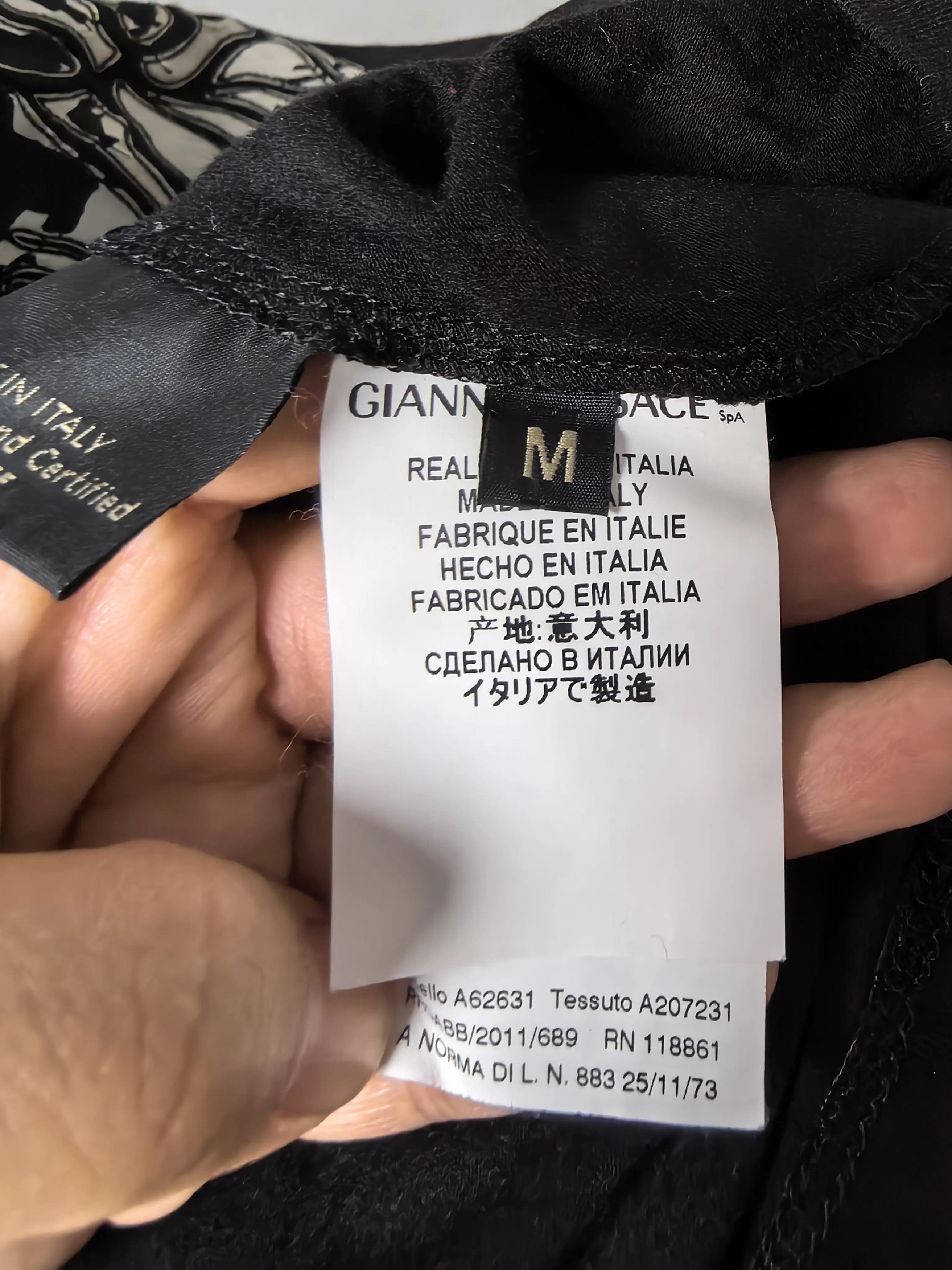 Versace Versace Printed White T-Shirt m Men Size US M / EU 48-50 / 2 - 4 Thumbnail