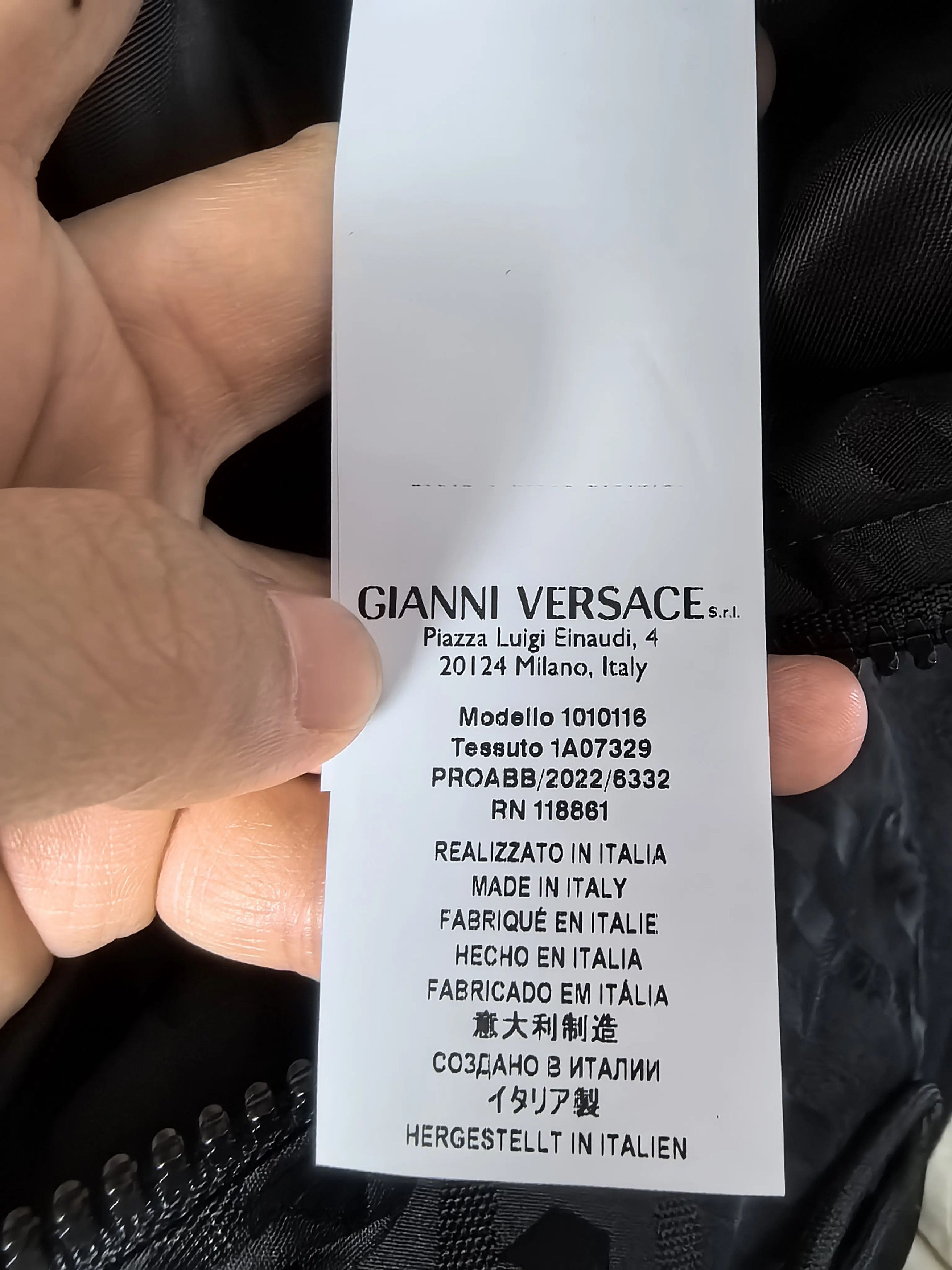 Versace Versace Black Light Jacket m Men Size US M / EU 48-50 / 2 - 5 Thumbnail