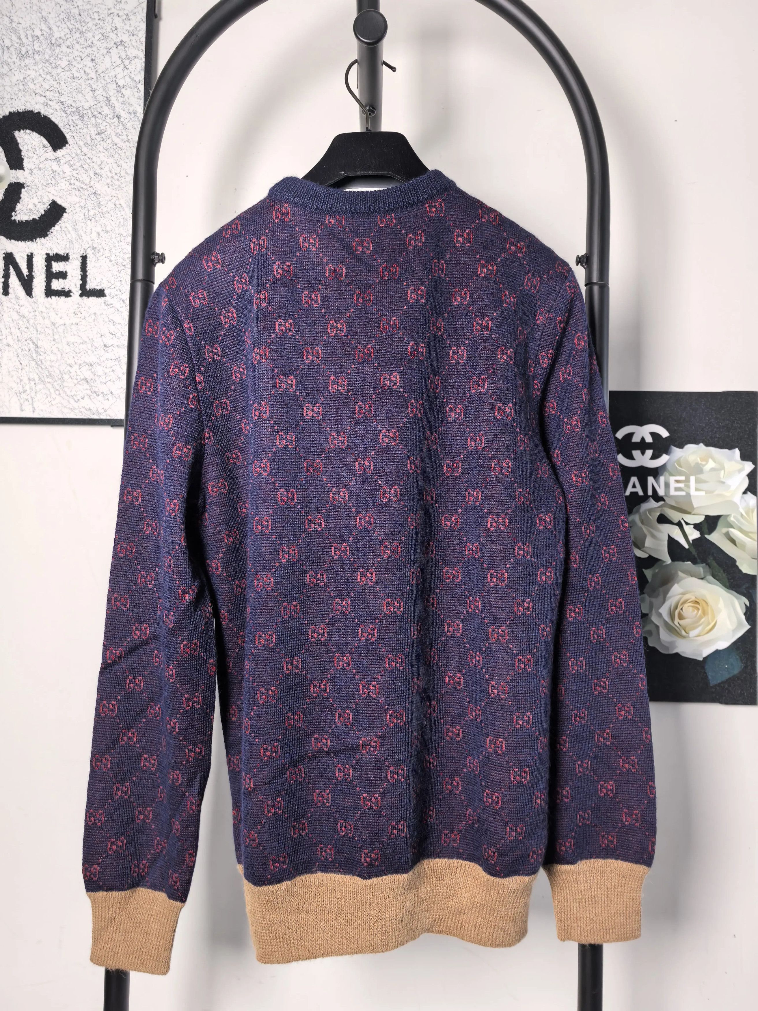 Gucci Gucci Knit Wool White Sweater m Men Size US M / EU 48-50 / 2 - 2 Thumbnail