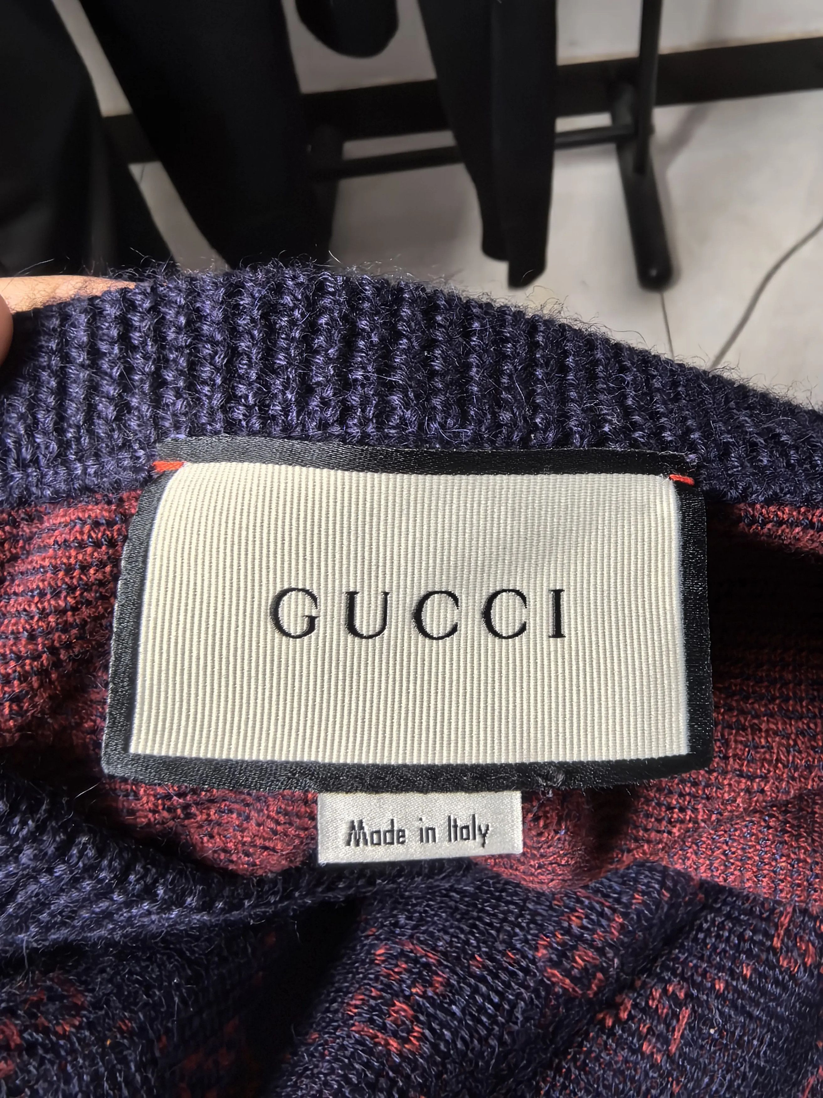 Gucci Gucci Knit Wool White Sweater m Men Size US M / EU 48-50 / 2 - 3 Thumbnail