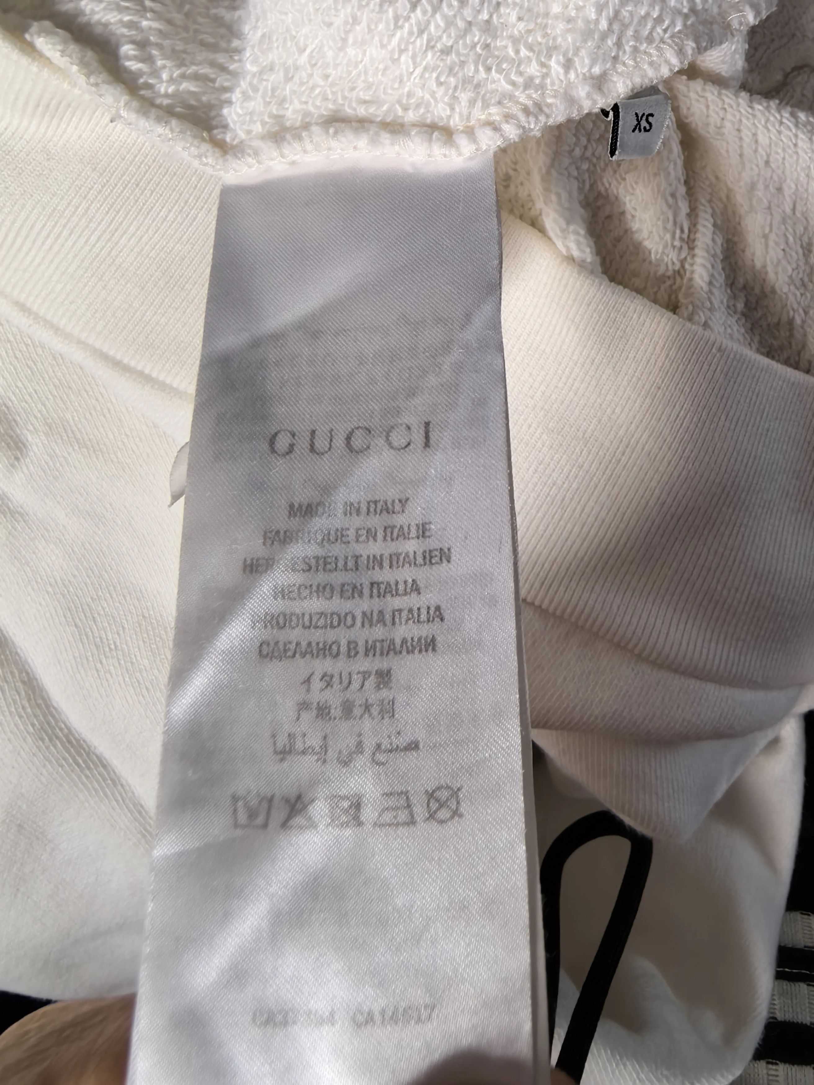 Gucci Gucci White Hoodie xs Men Size US XS / EU 42 / 0 - 4 Thumbnail