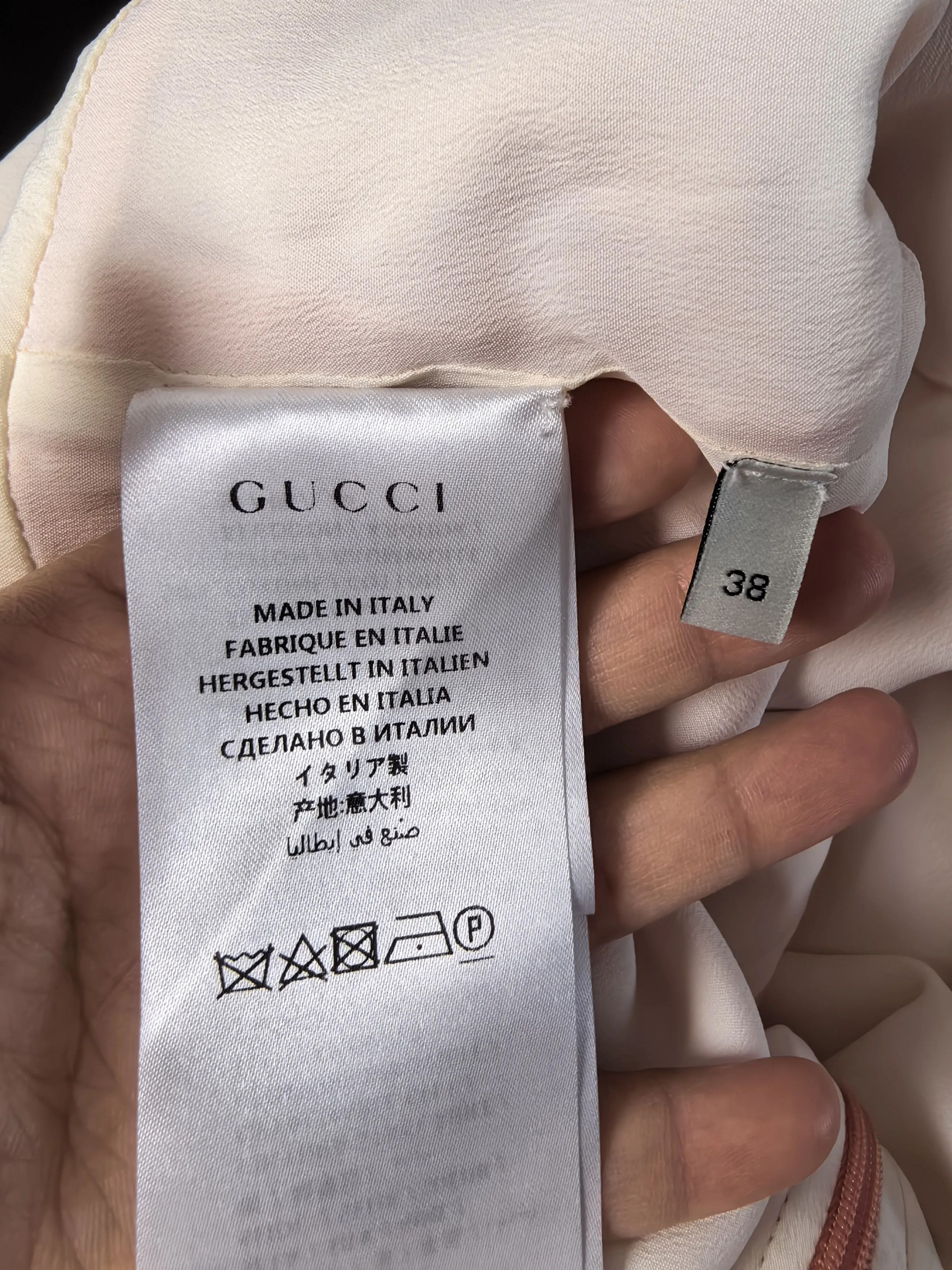 Gucci Gucci White T-Shirt XS Women Size XS / US 0-2 / IT 36-38 - 4 Thumbnail