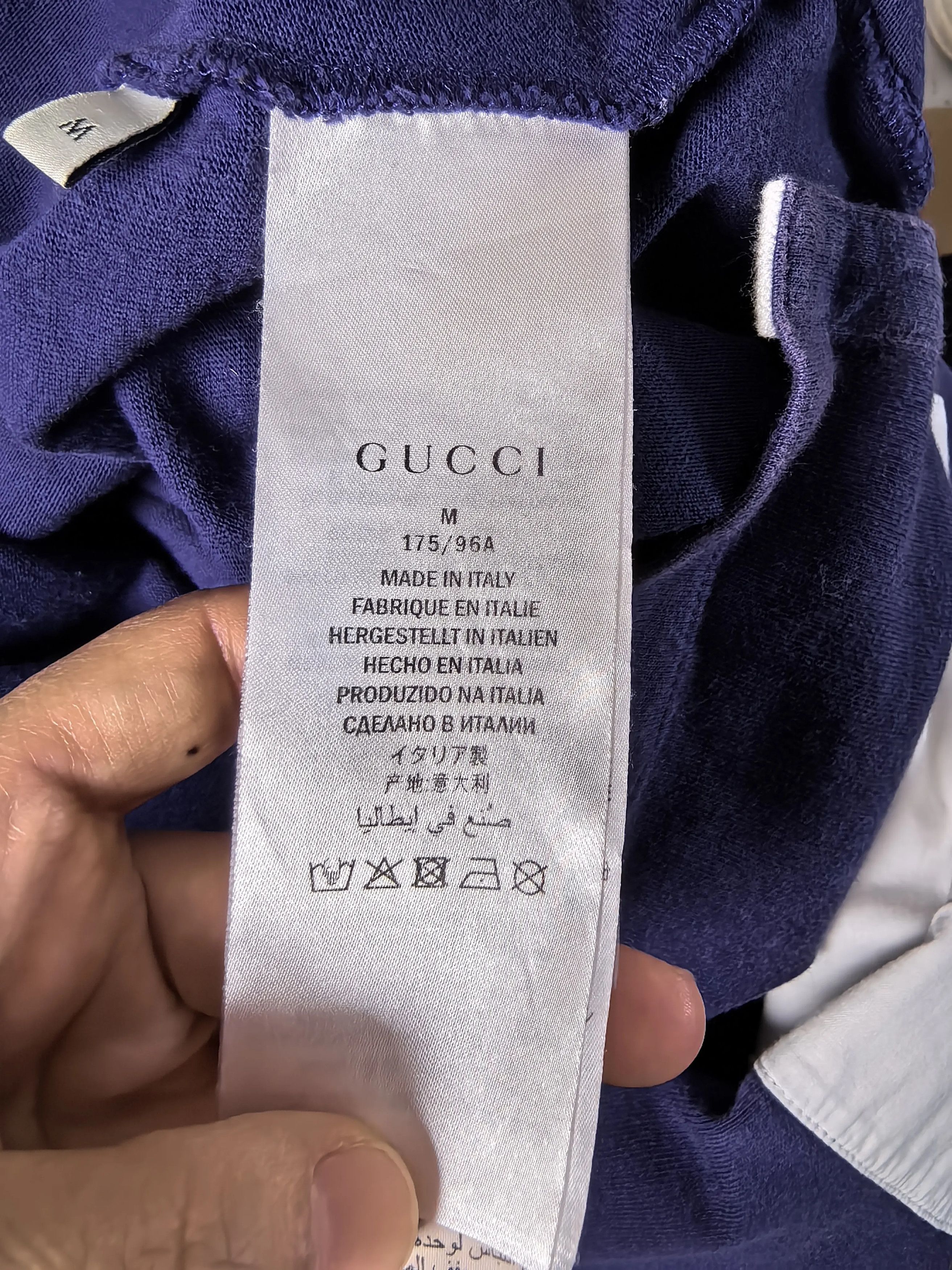Gucci Gucci Printed White Shirt m Men Size US M / EU 48-50 / 2 - 5 Thumbnail